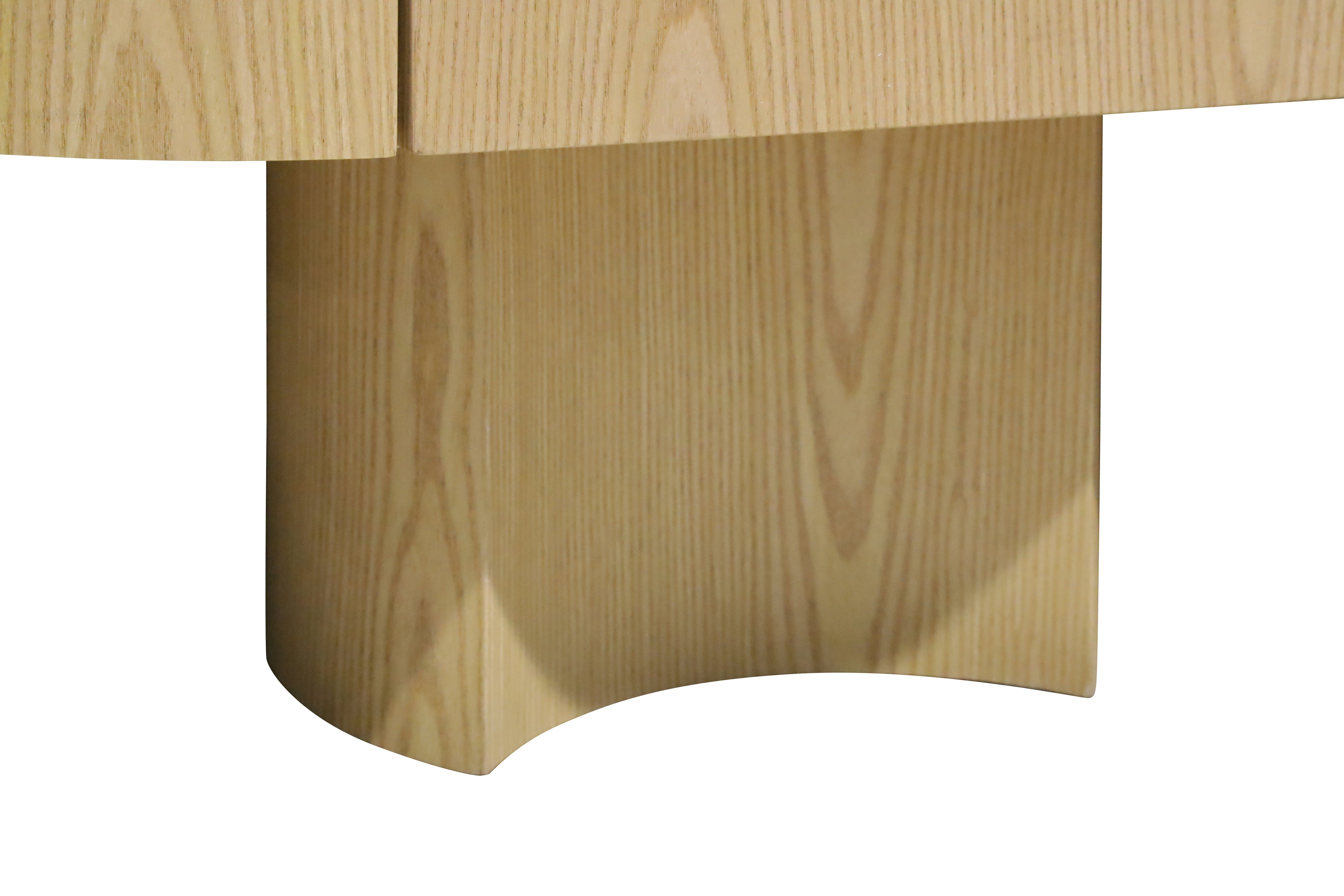 Ceramic Inlay Sideboard - White Oak