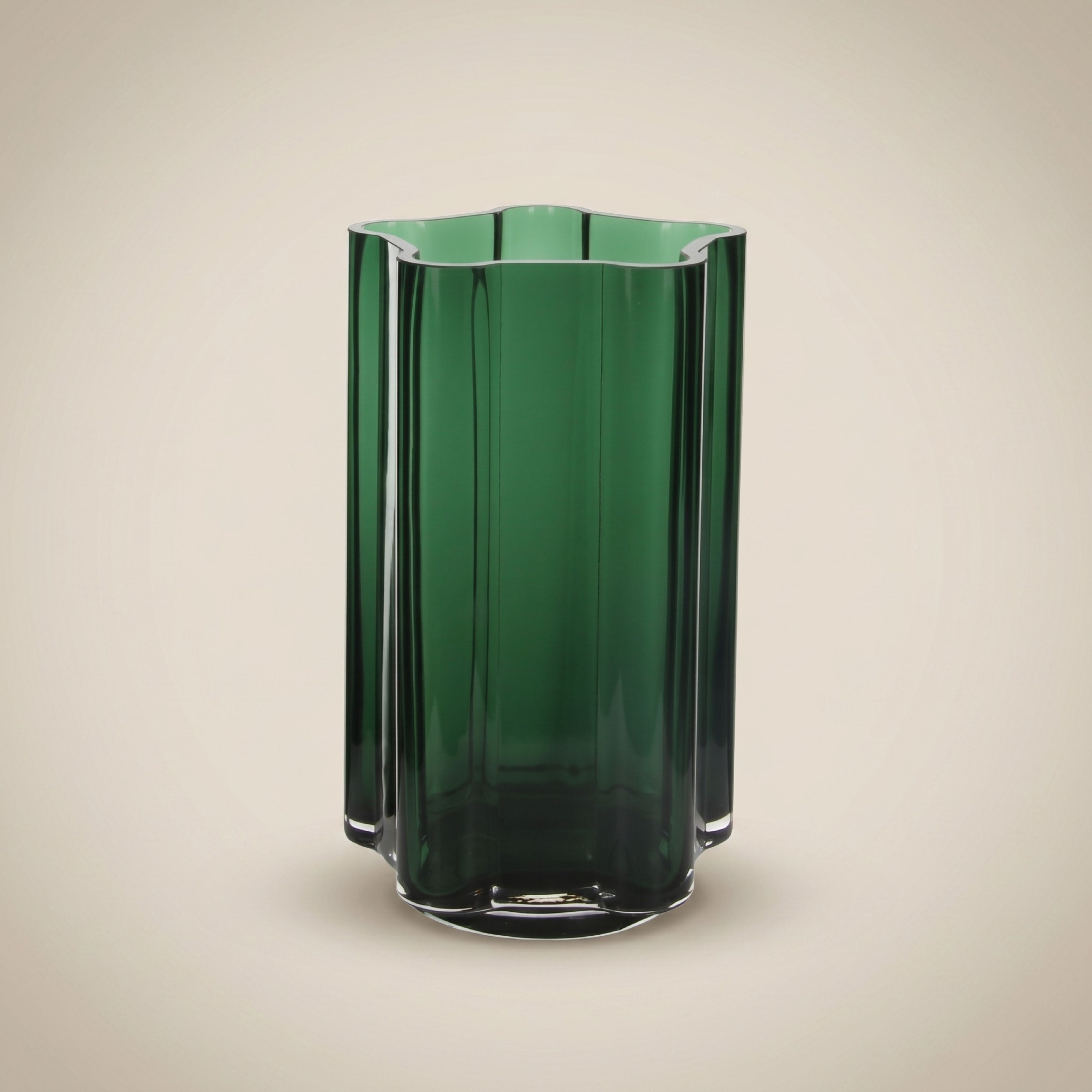Cylinder Glass Vase - Emerald