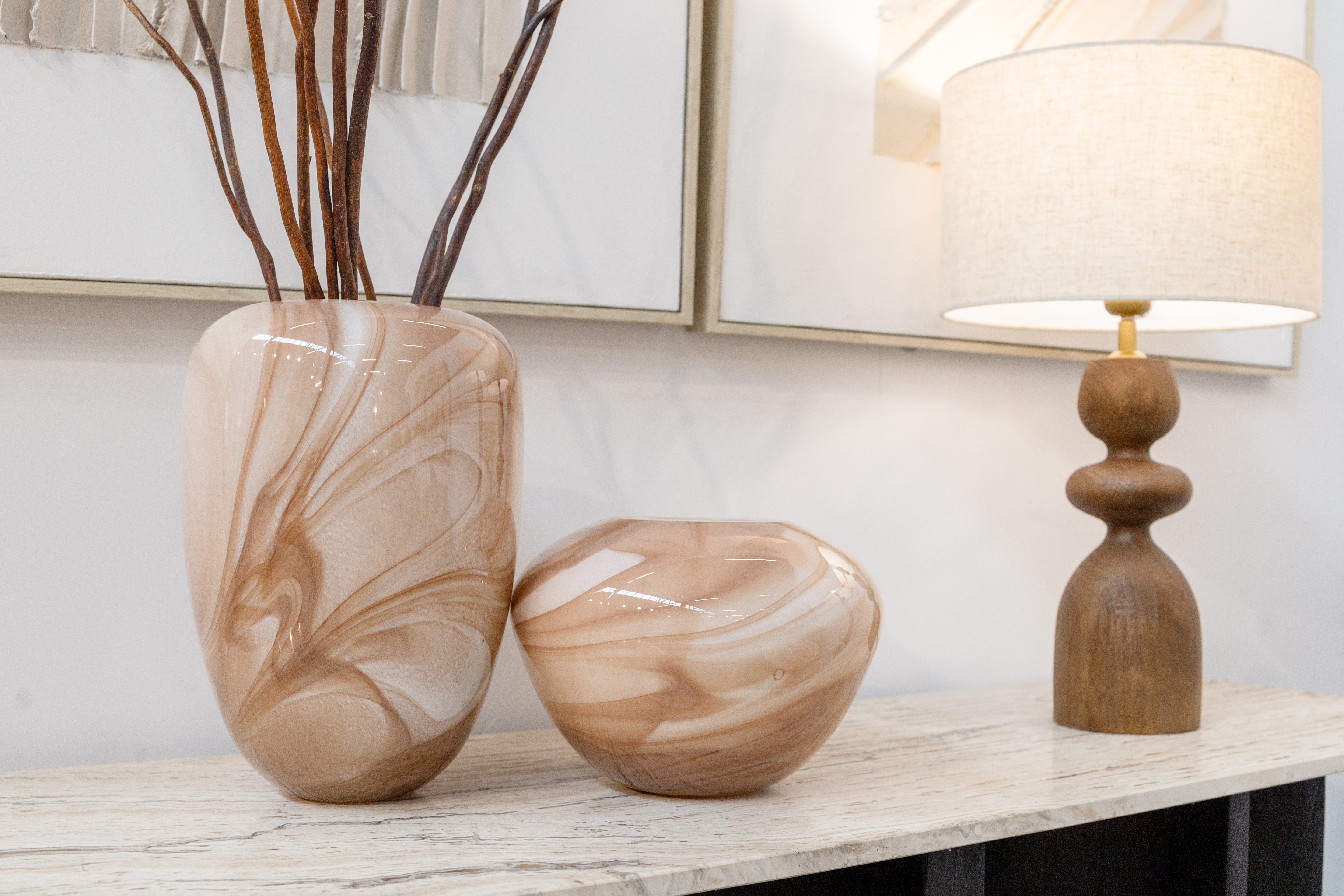 Swirl Glass Vase - Large