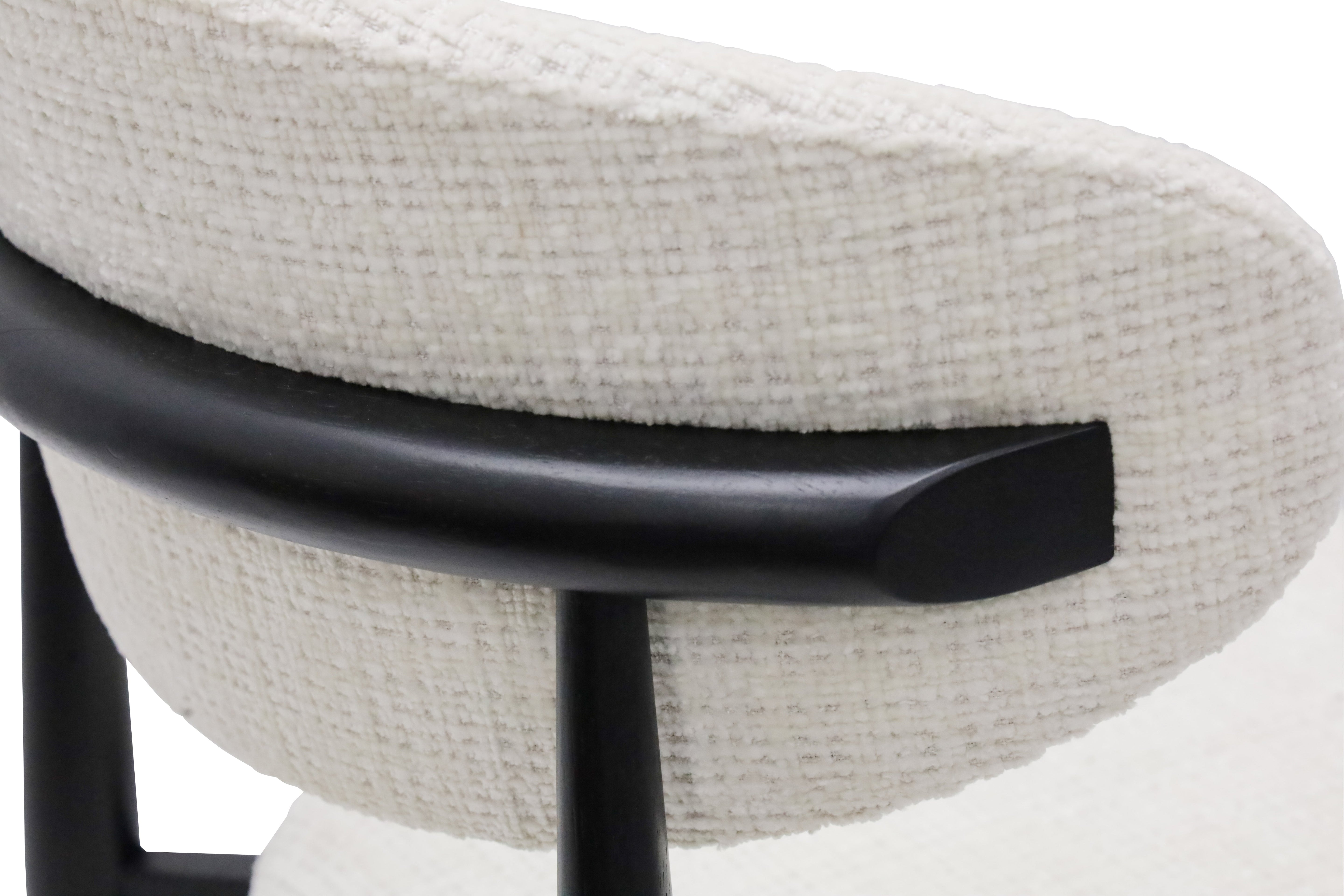 Two-Tone Dining Chair - Beige/Black
