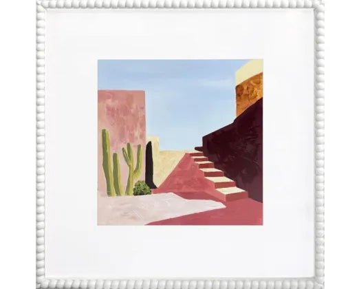 Dust Til Dawn B Glass Framed Canvas