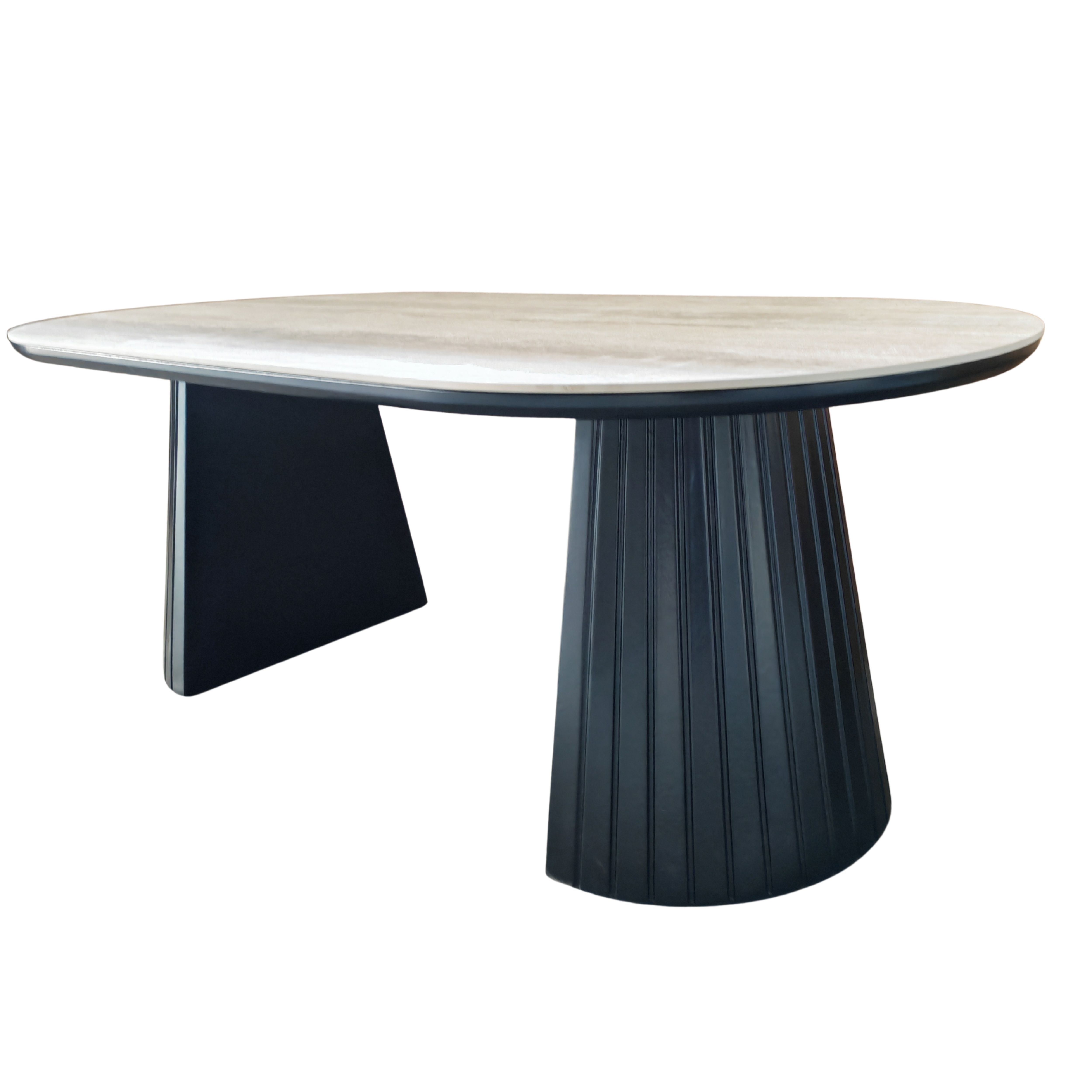 Ceramic Top Coffee Table - Black