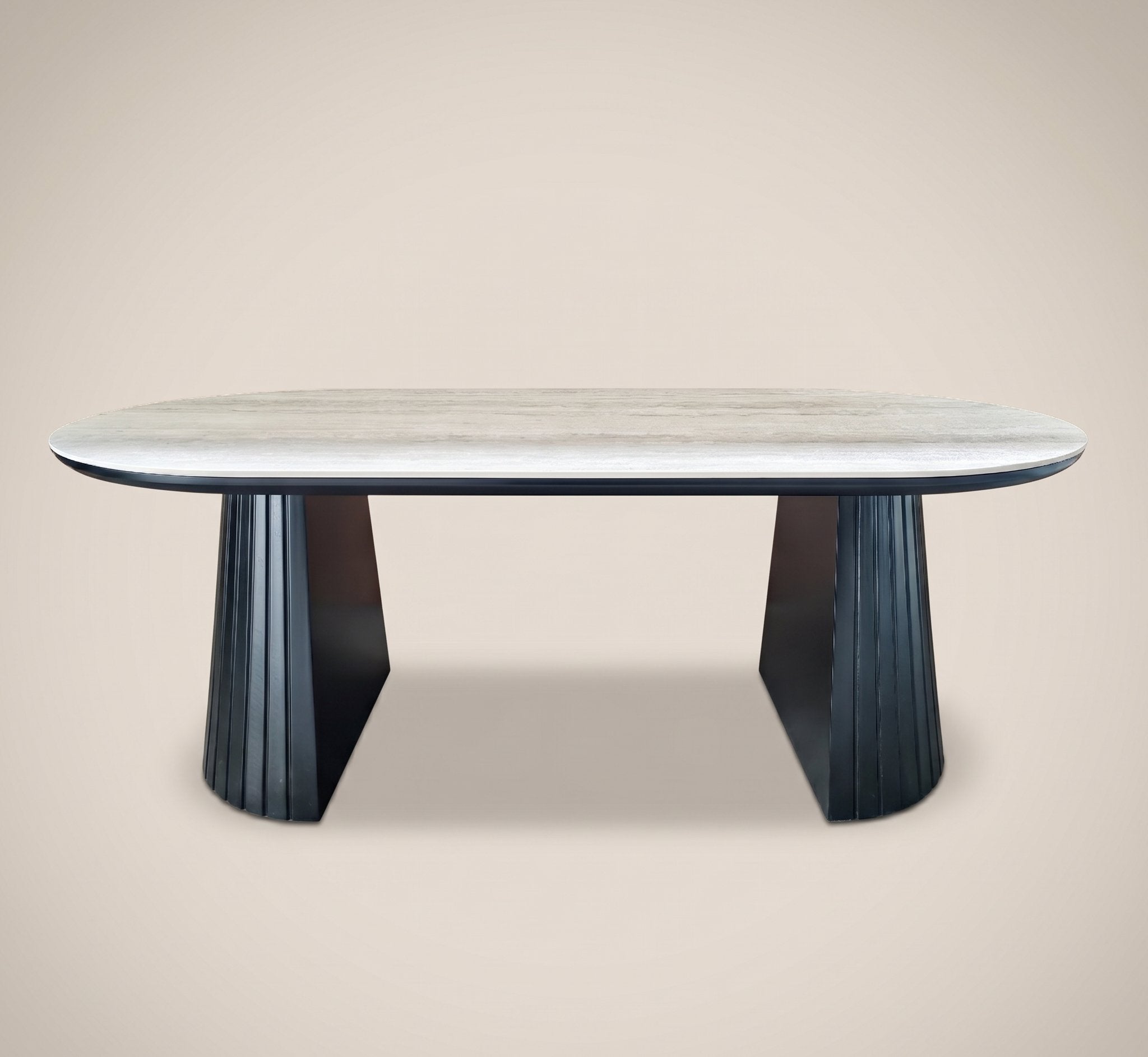 Ceramic Top Coffee Table - Black