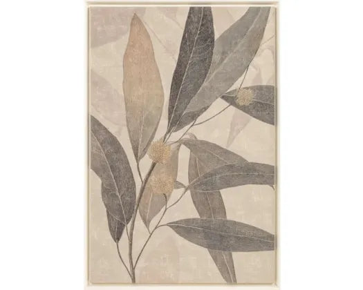 Seed Pod Textile Art A - White Wash