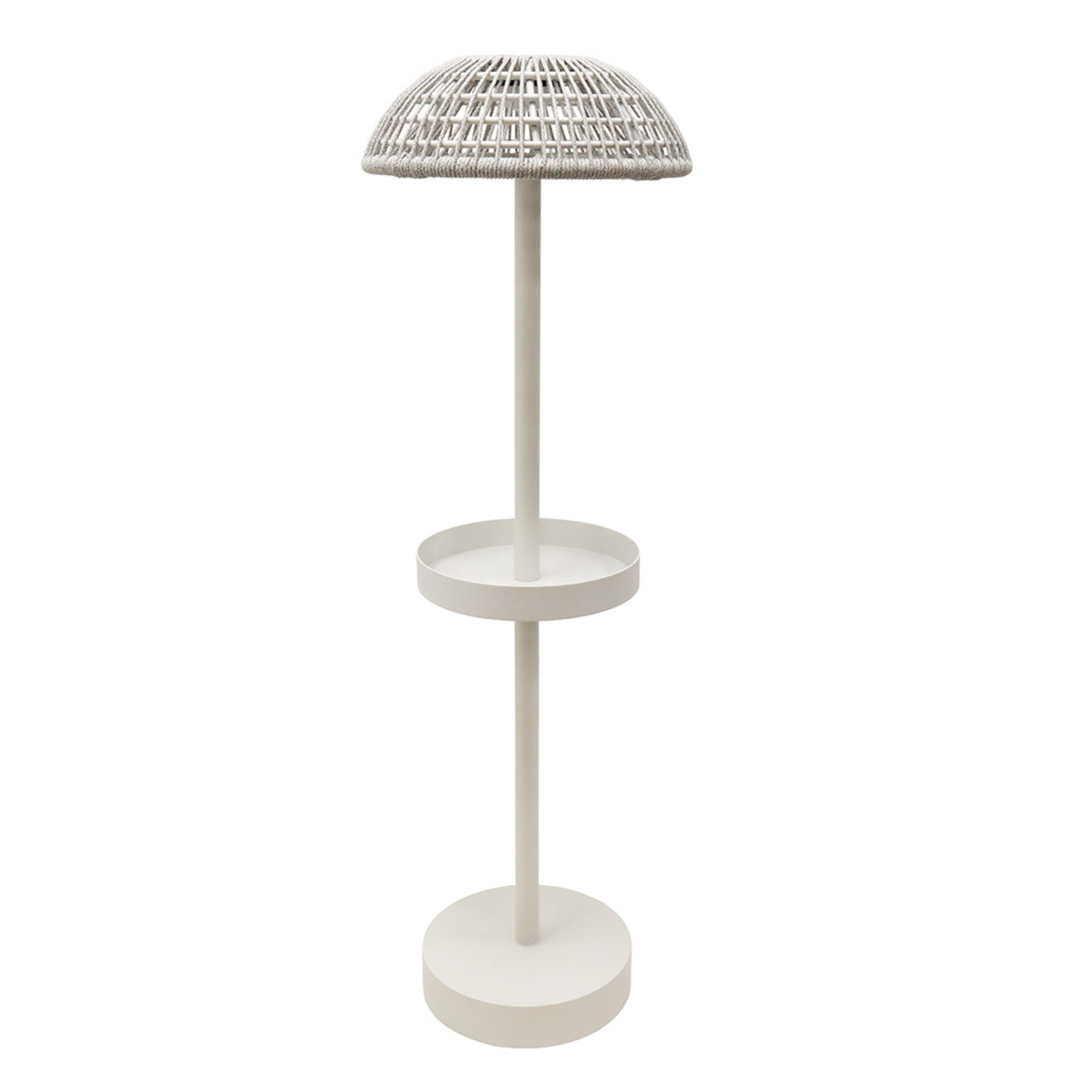Delilah Aluminium Solar Outoor Lamp - White