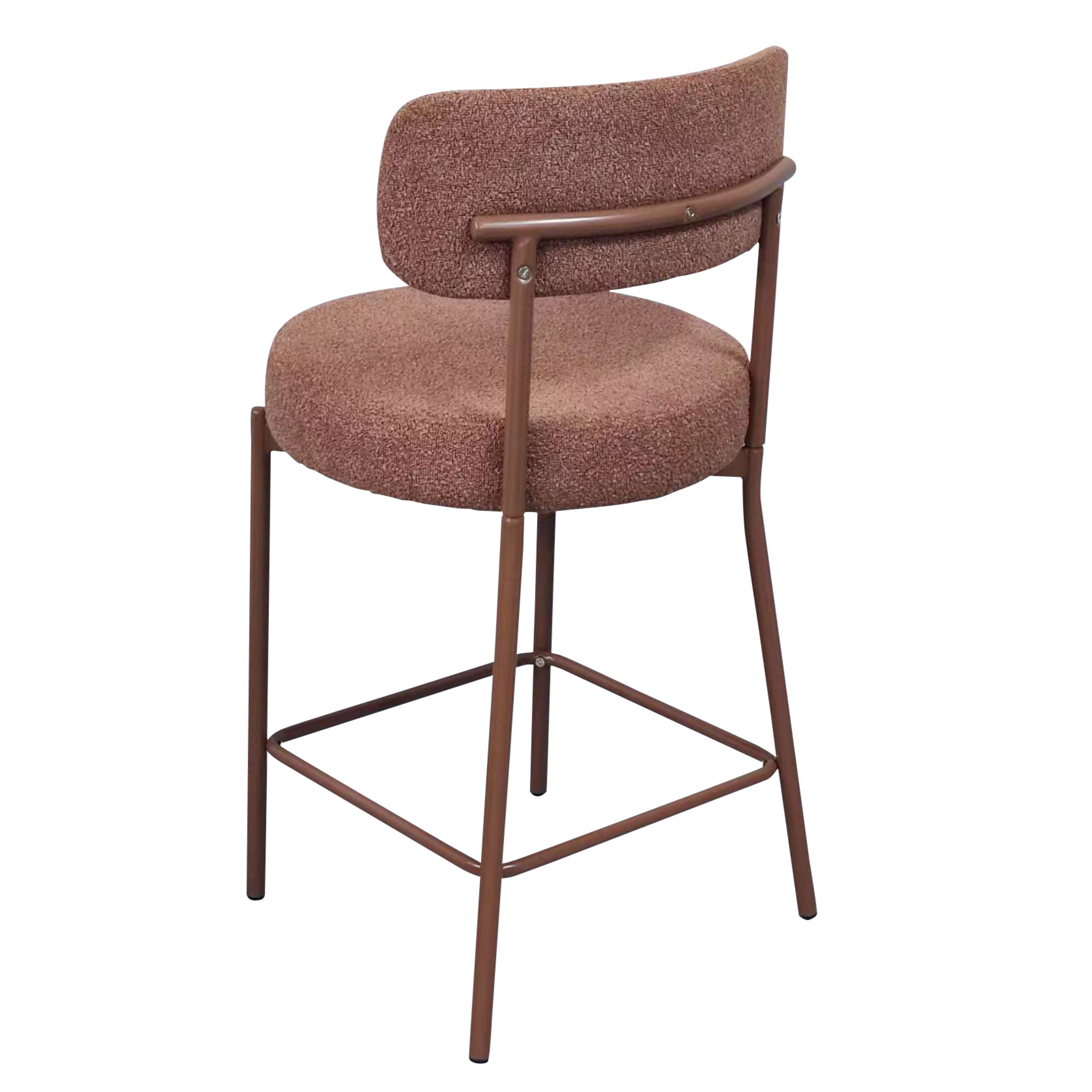 2x Elliot Bar Stool - Red Brick