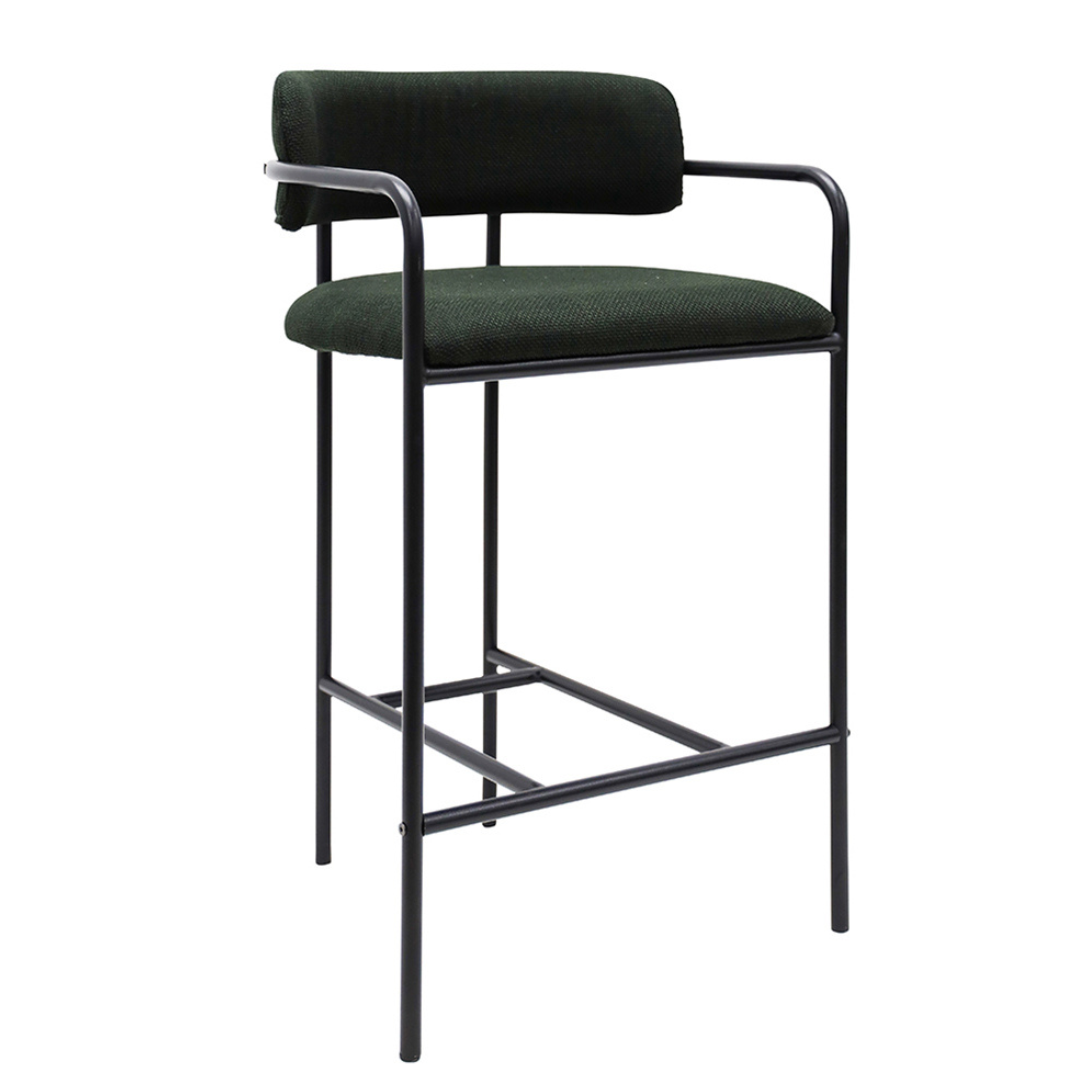 2x Vera Bar Stool - Ink Black