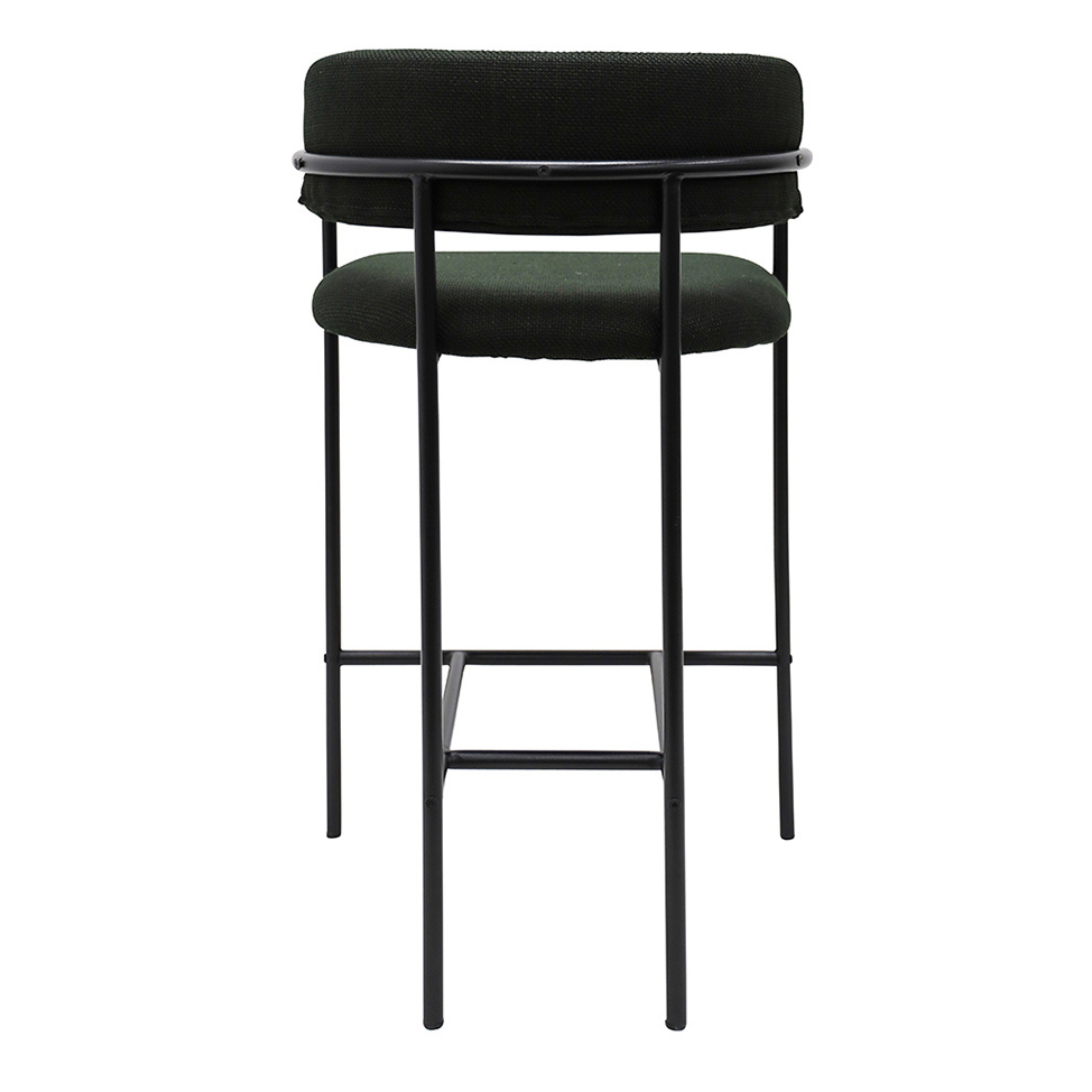 2x Vera Bar Stool - Ink Black