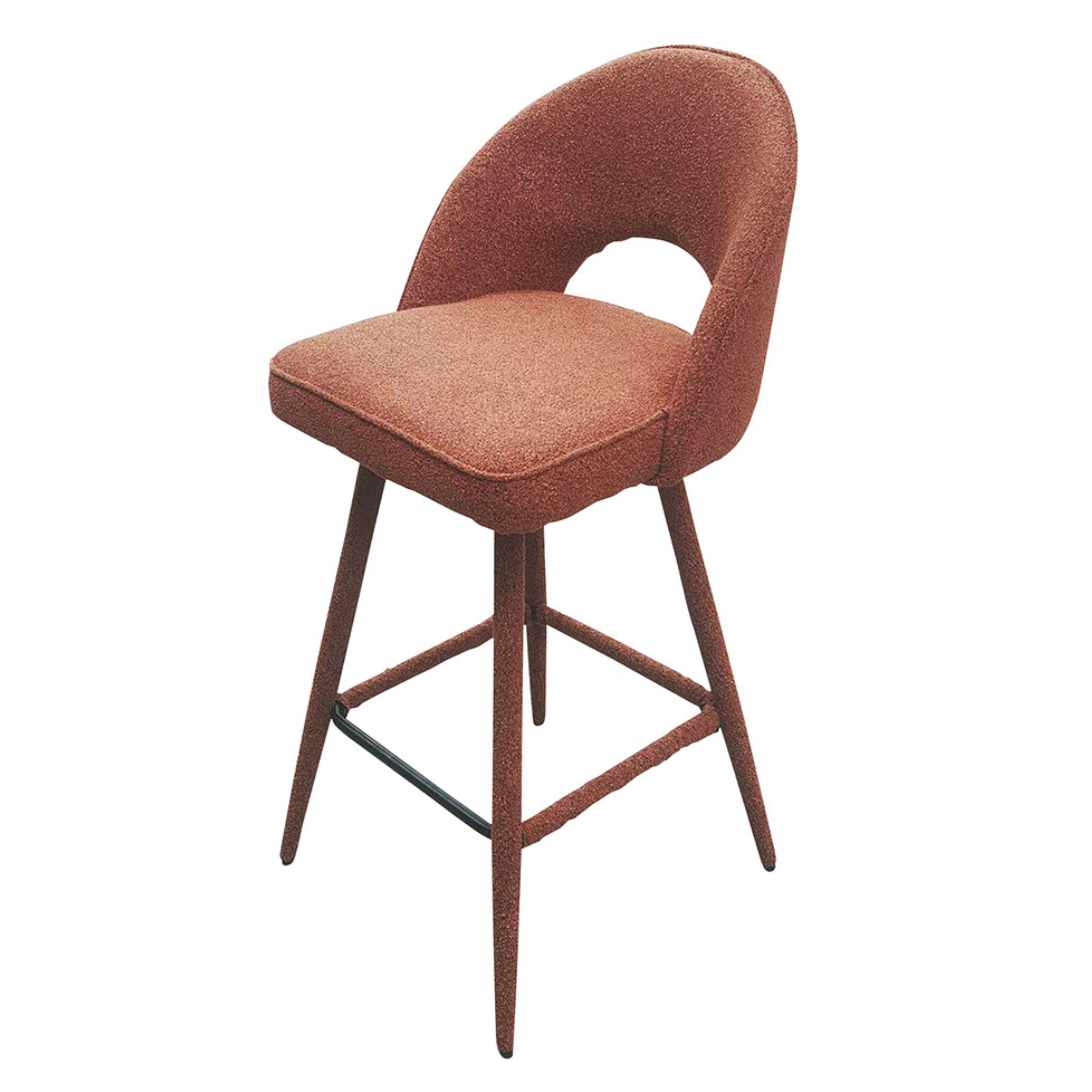 2x Adalina Bar Stool - Red Brick