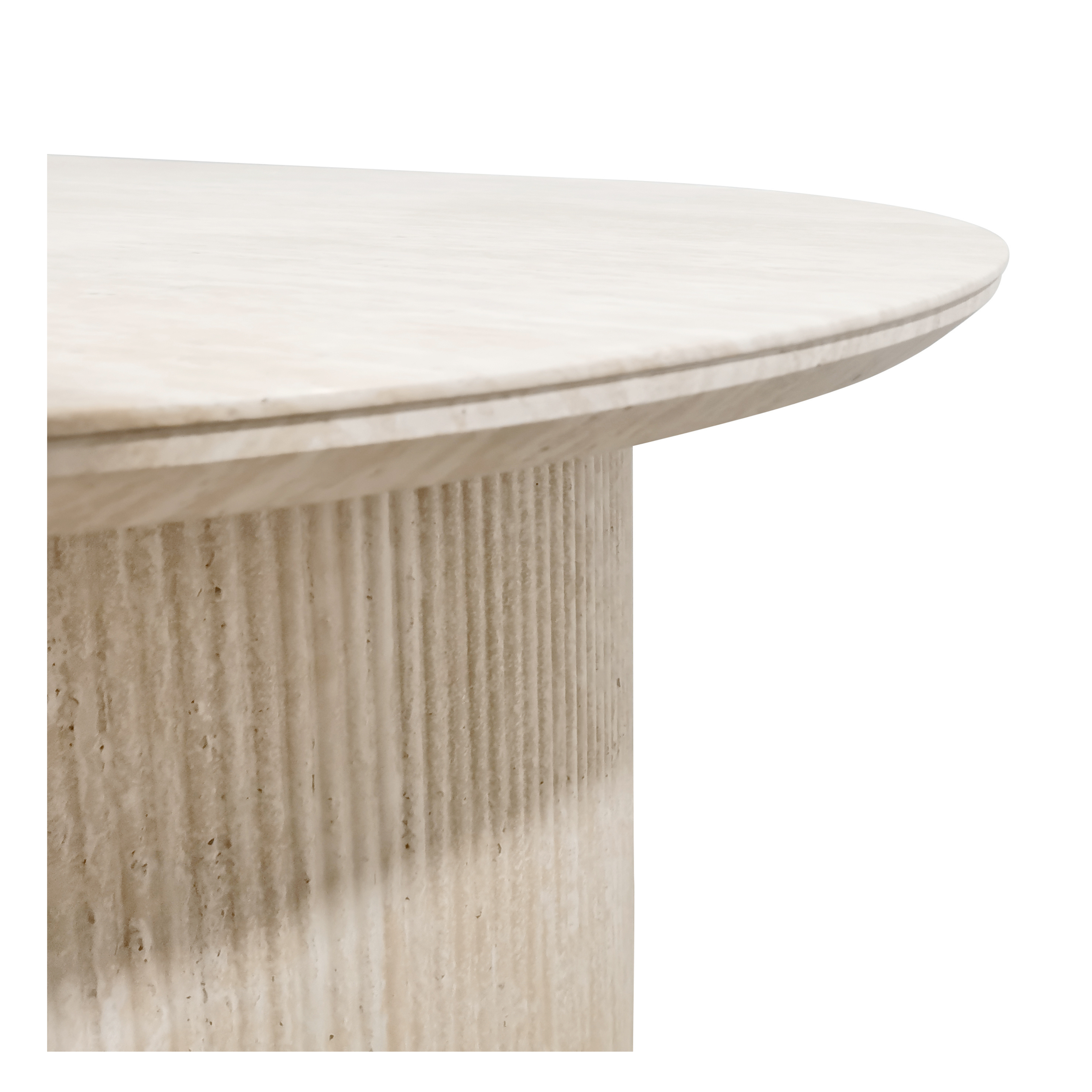 Meyer Dining Table - Travertine Look