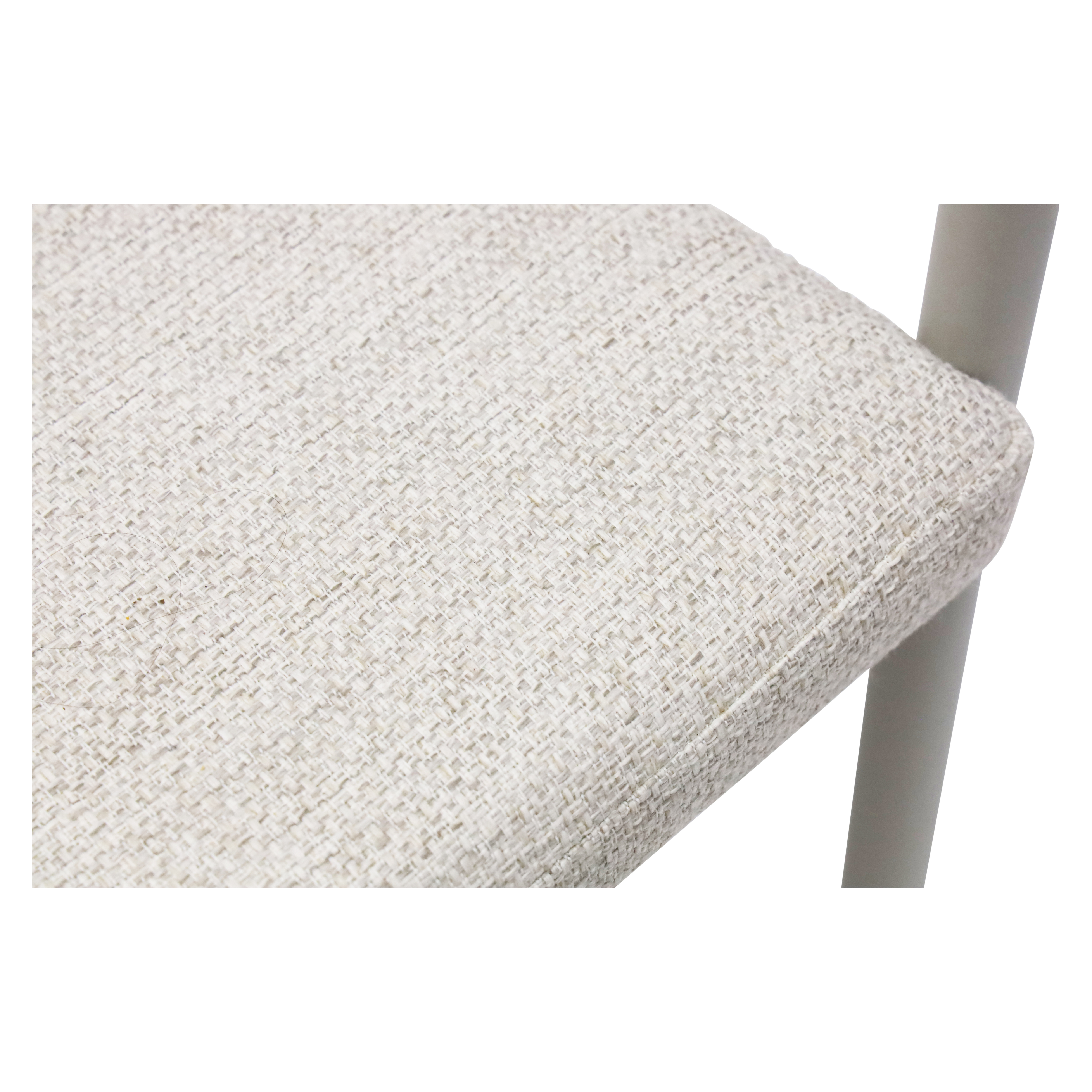 2x Karla Aluminium Dining Chair Set - Silk Grey