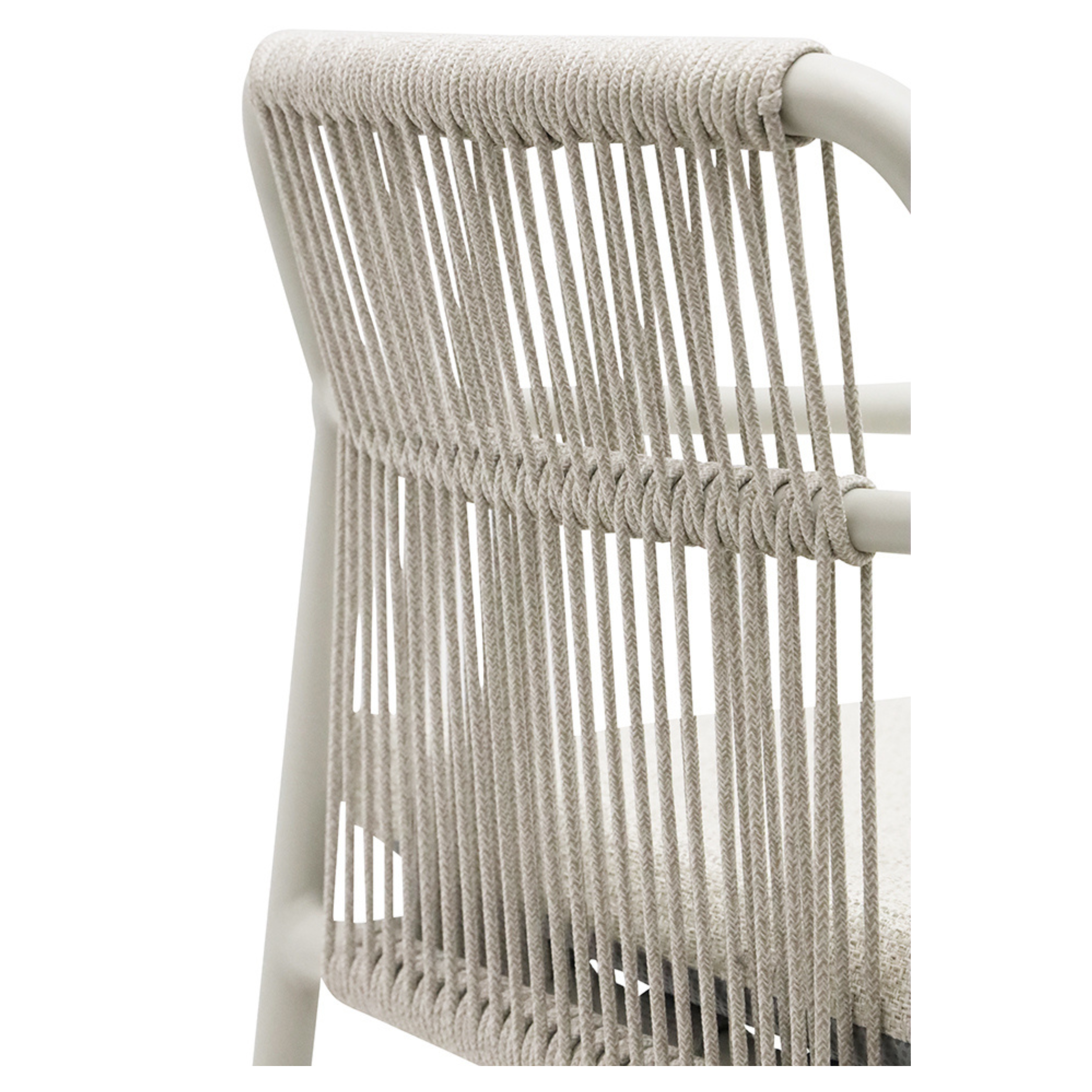 2x Karla Aluminium Dining Chair Set - Silk Grey