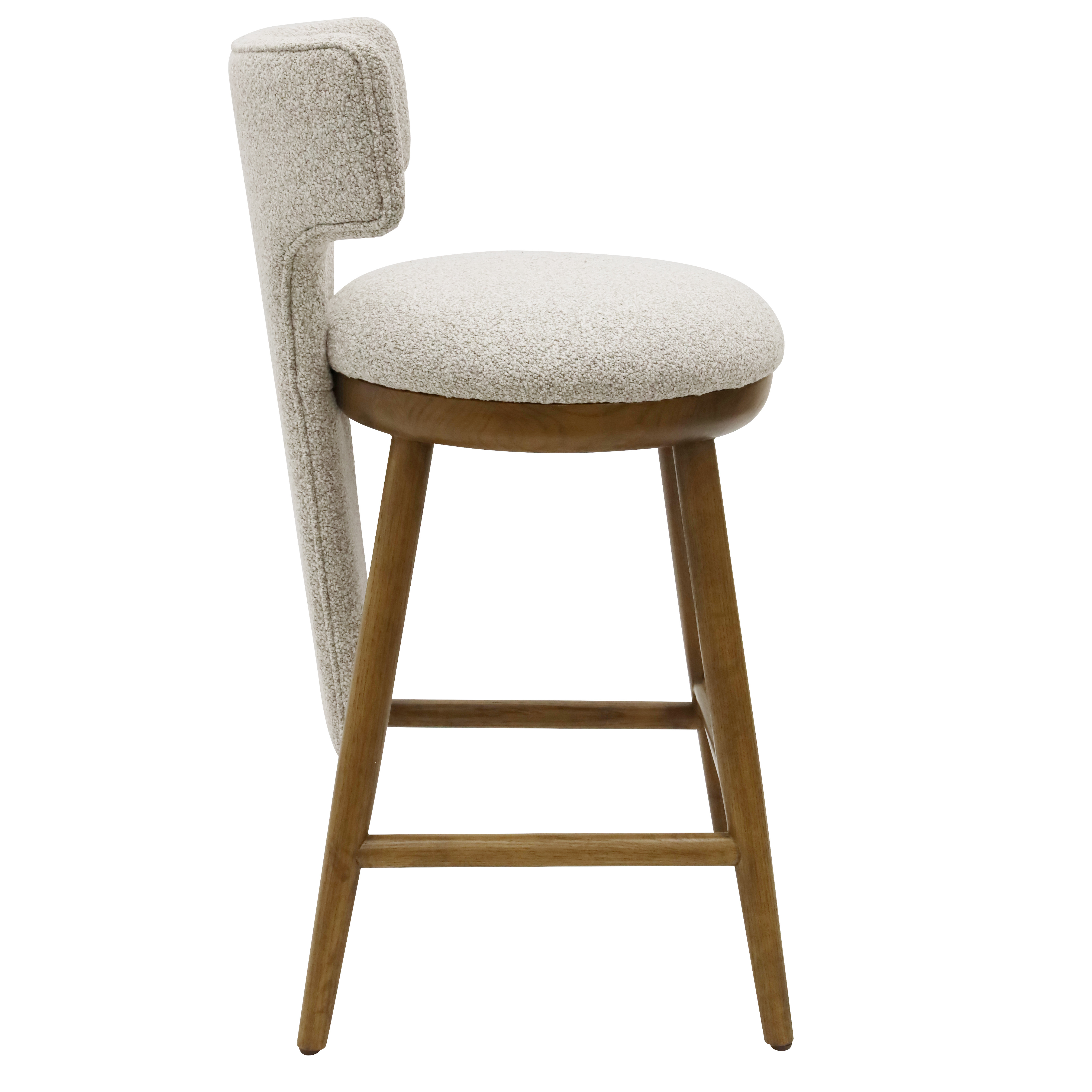 Valentine Bar Stool - Grey Fleck
