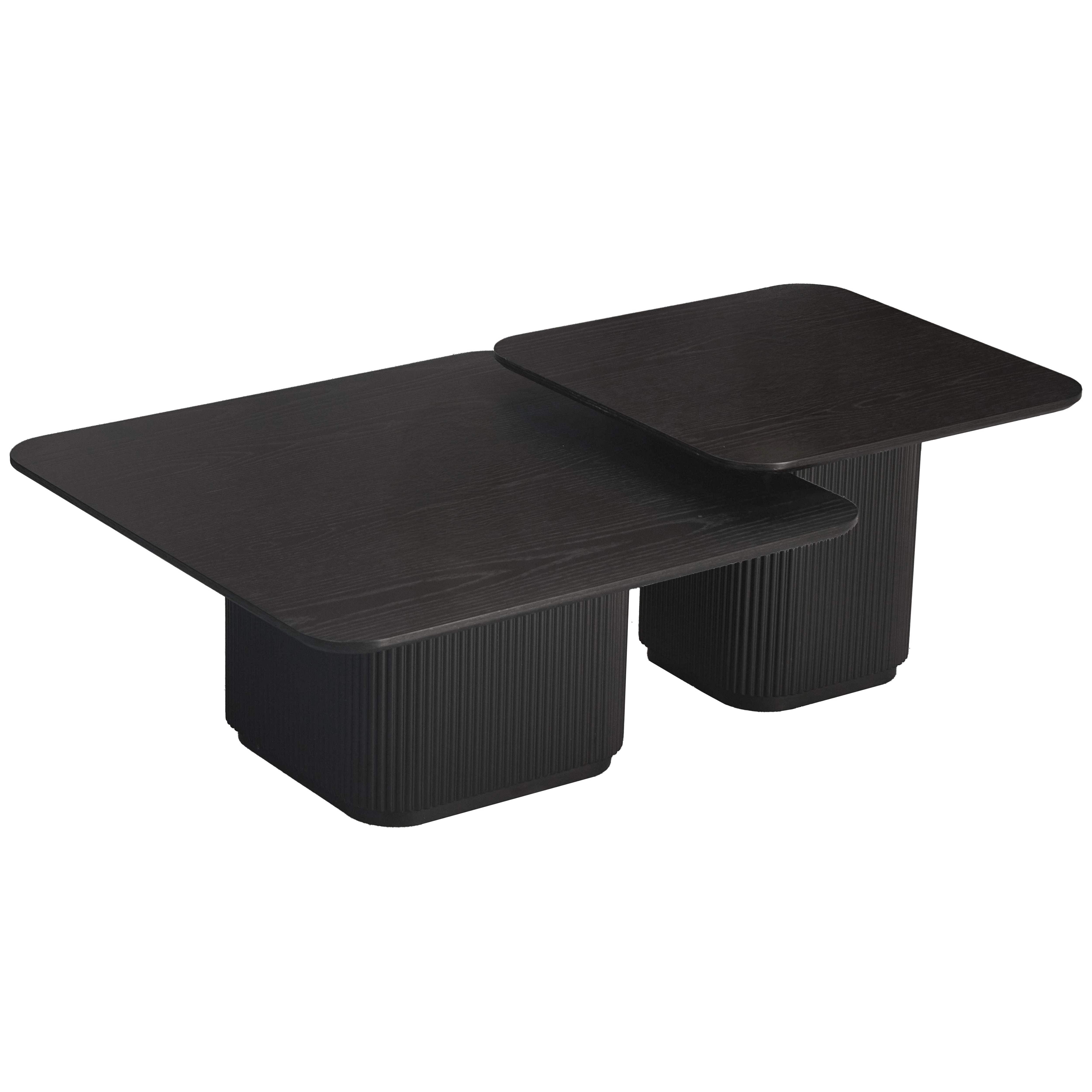 Tessa Nesting Tables - Black Veneer
