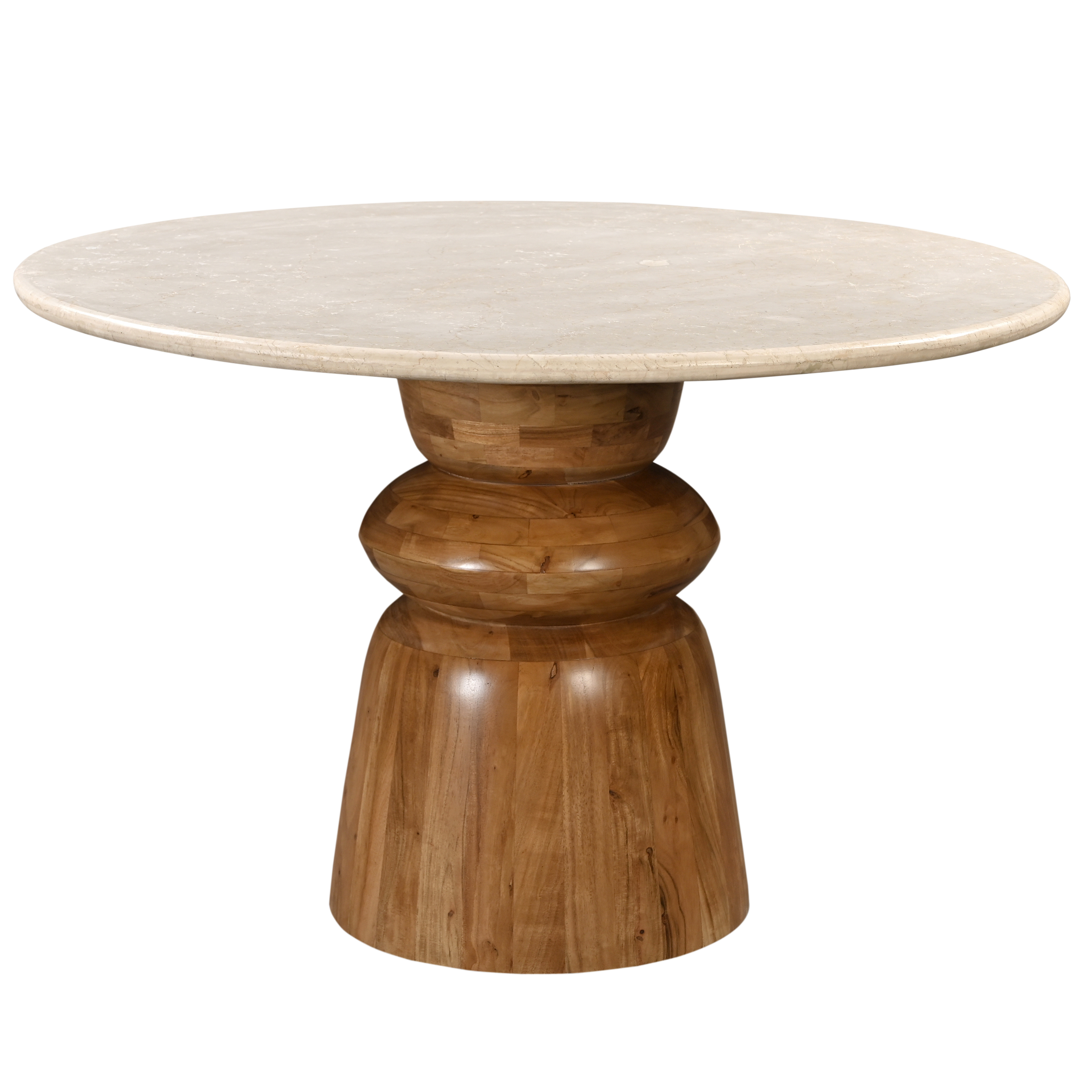 Weiss Dining Table With Stone Top - Natural