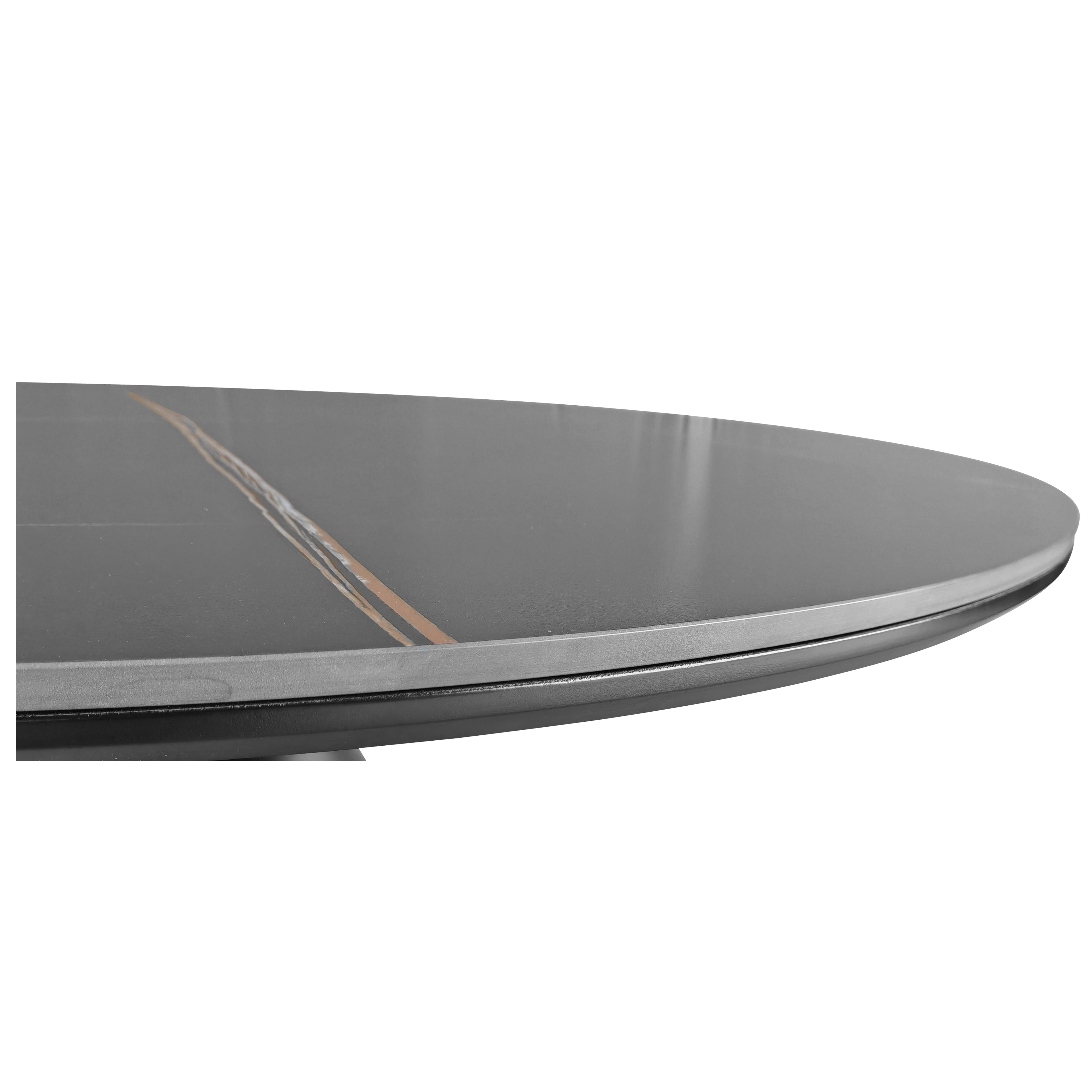 Remi Ceramic Top Dining Table - Black