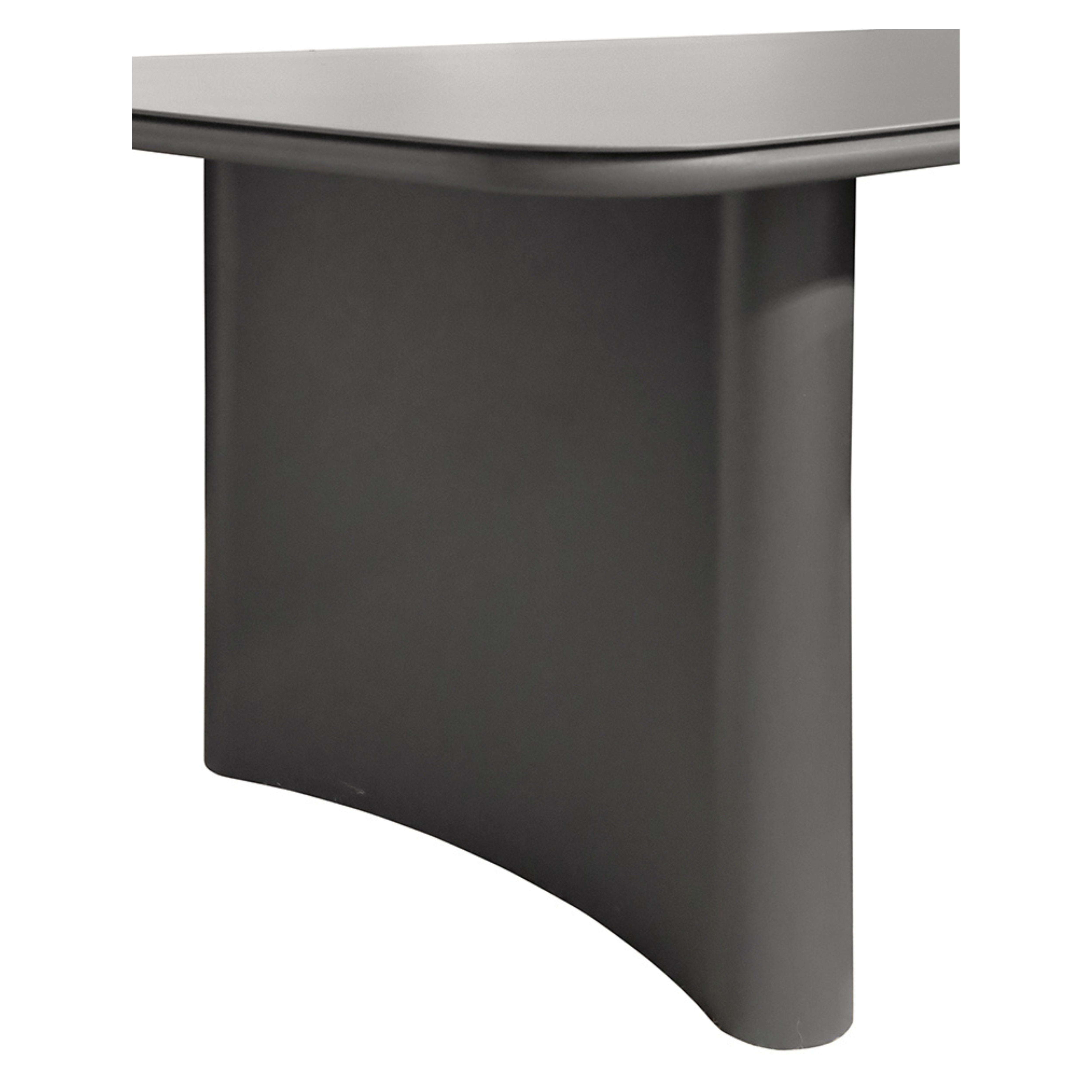 Rena Outdoor Dining Table - Charcoal