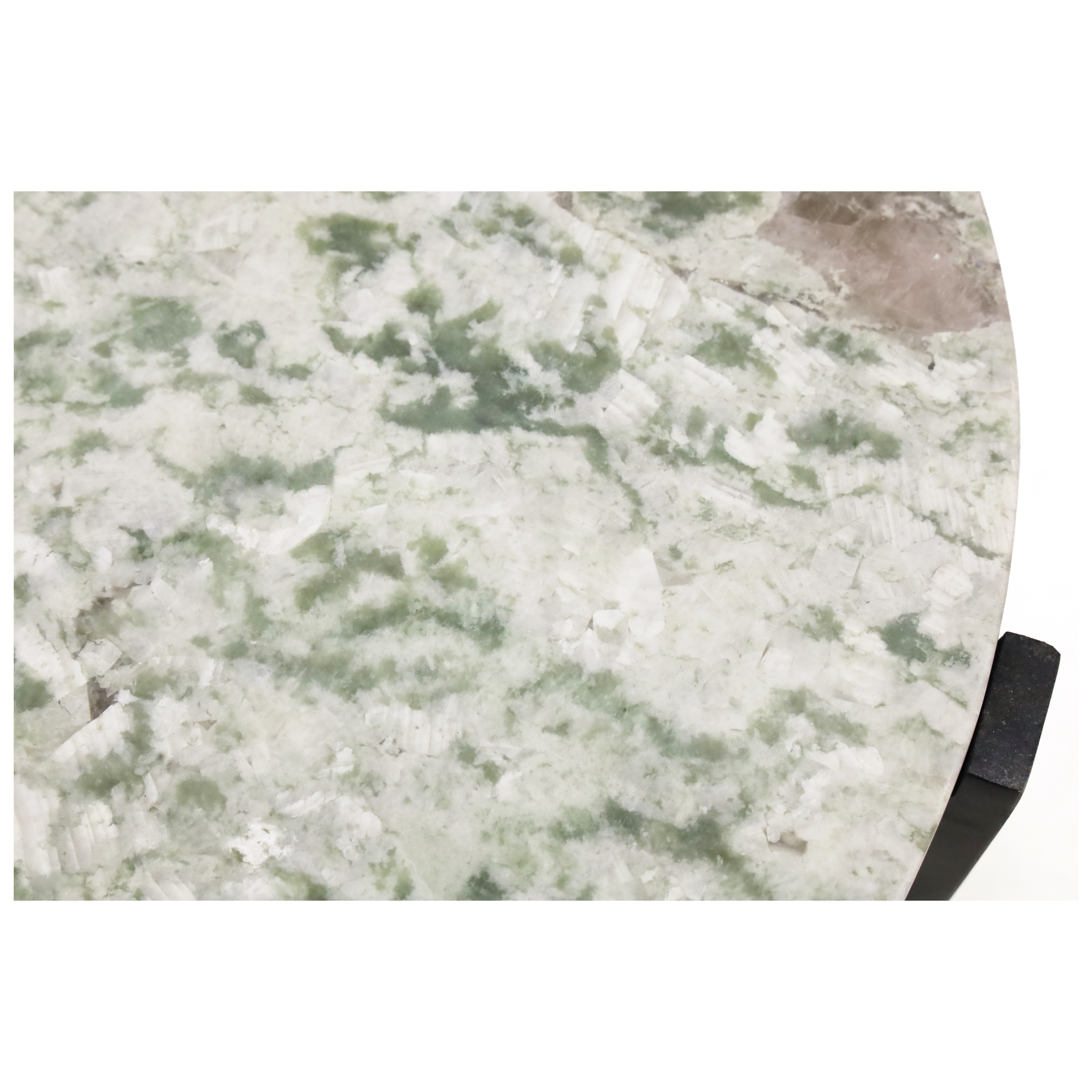 Hendrix Side Table With Marble Top - Green Marble