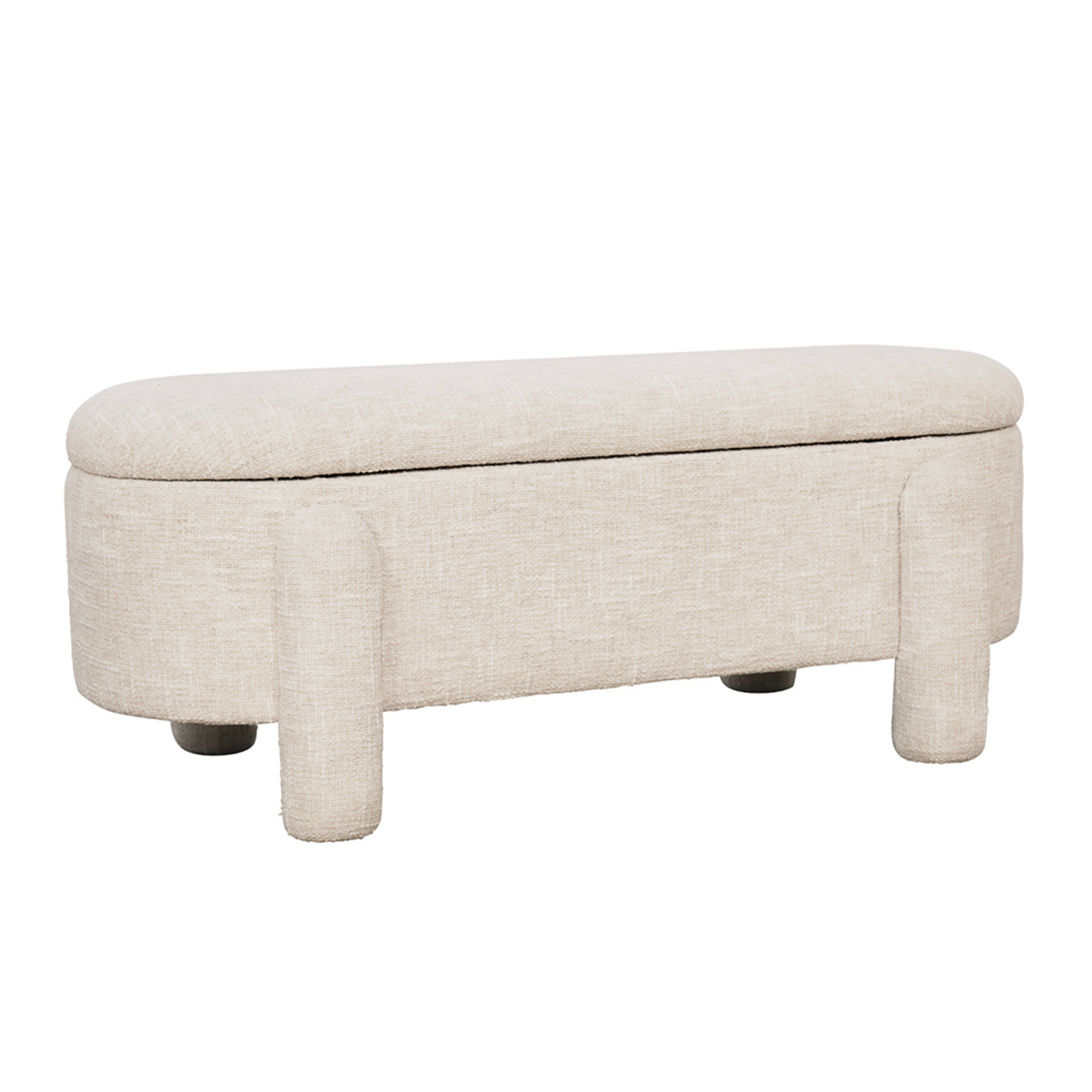 Leina Storage Bench - Ivory
