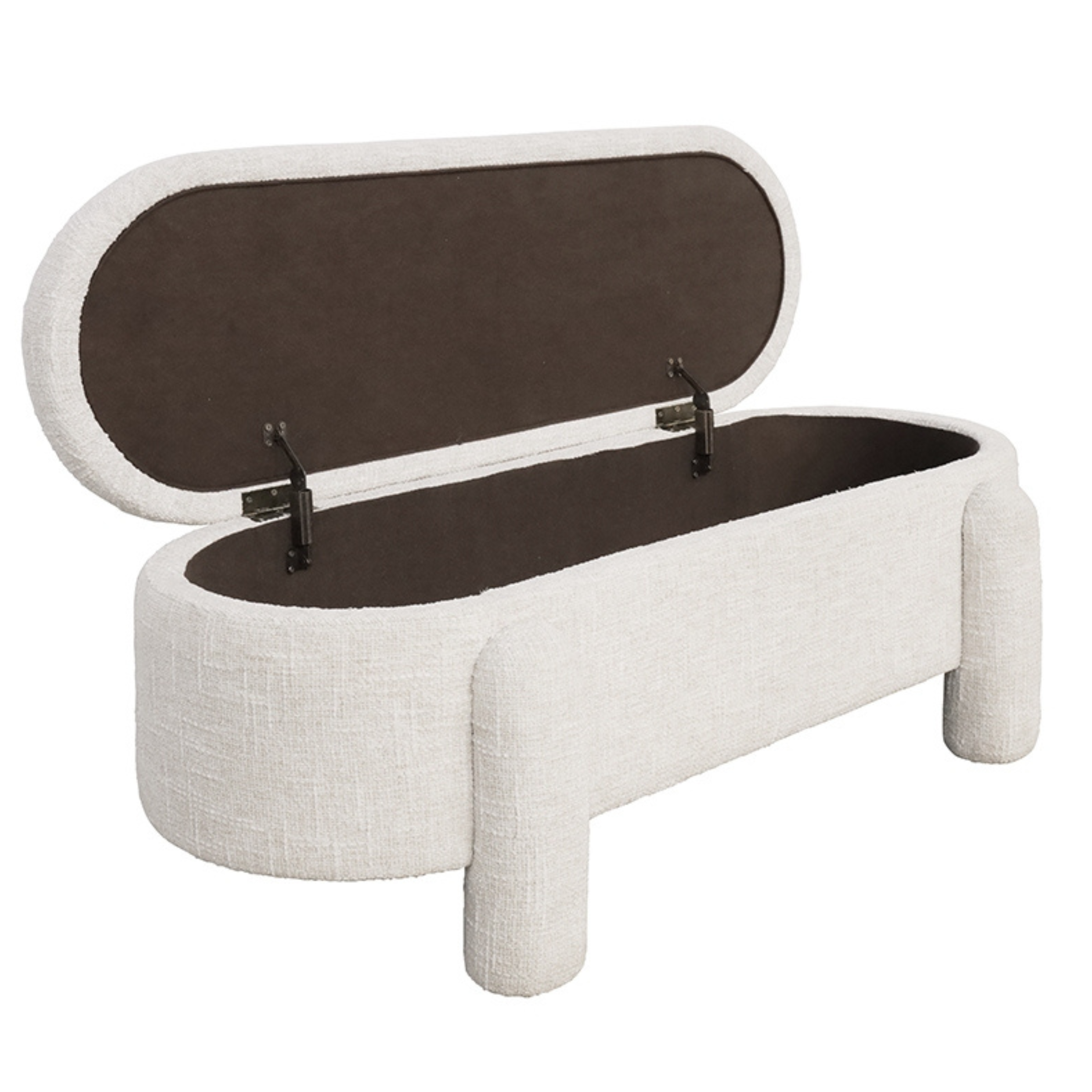 Leina Storage Bench - Ivory