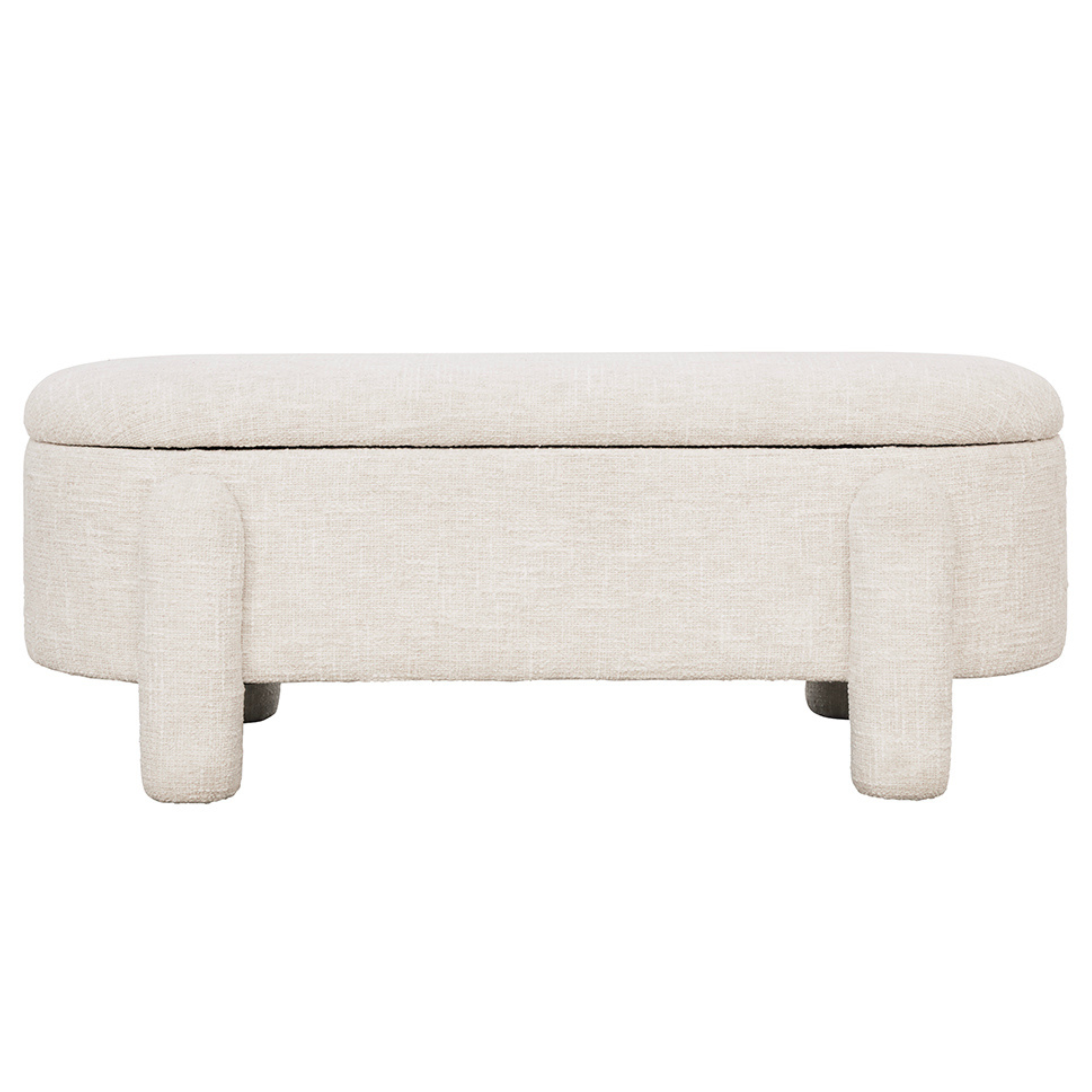Leina Storage Bench - Ivory