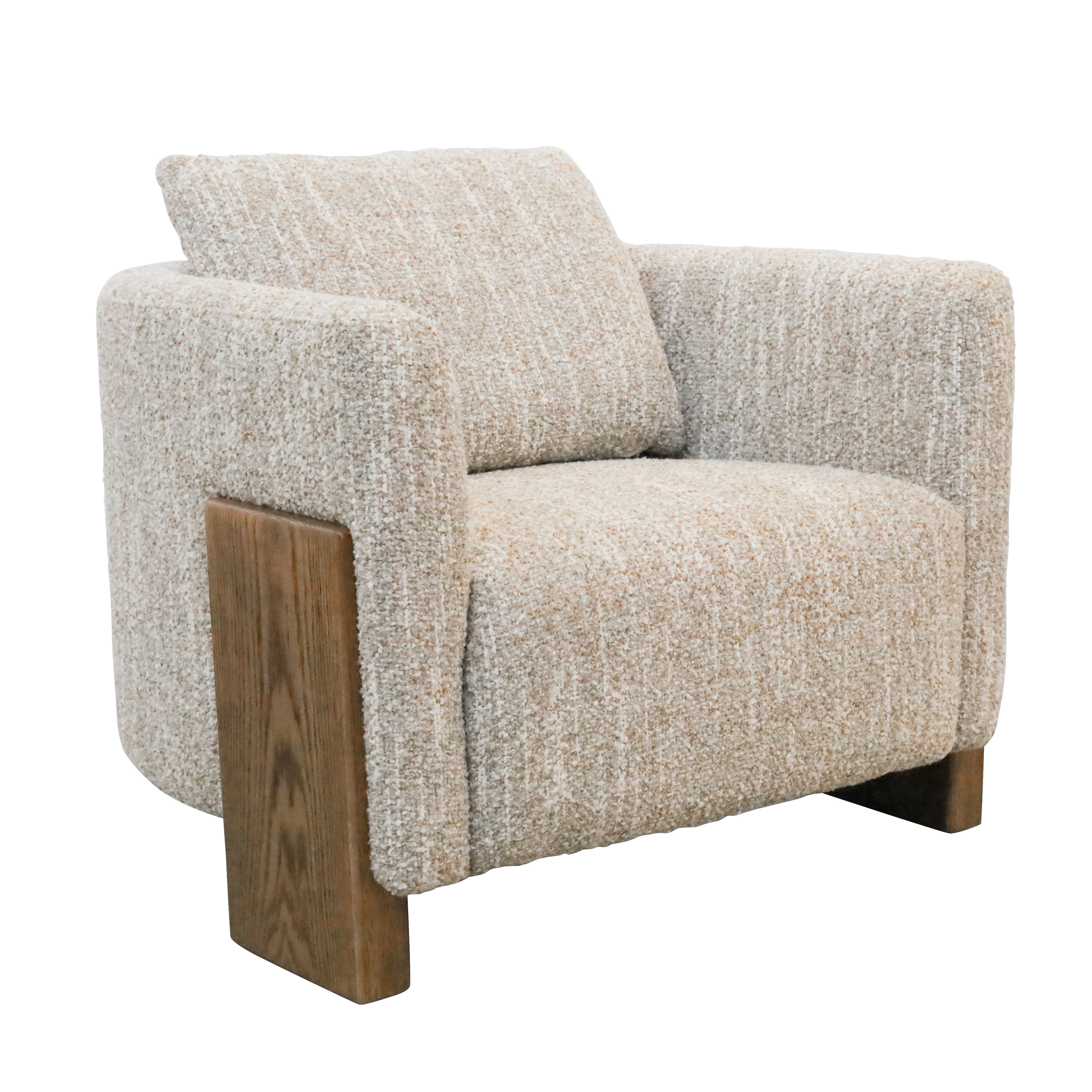 Oliver Occasional Chair With Oak Accents