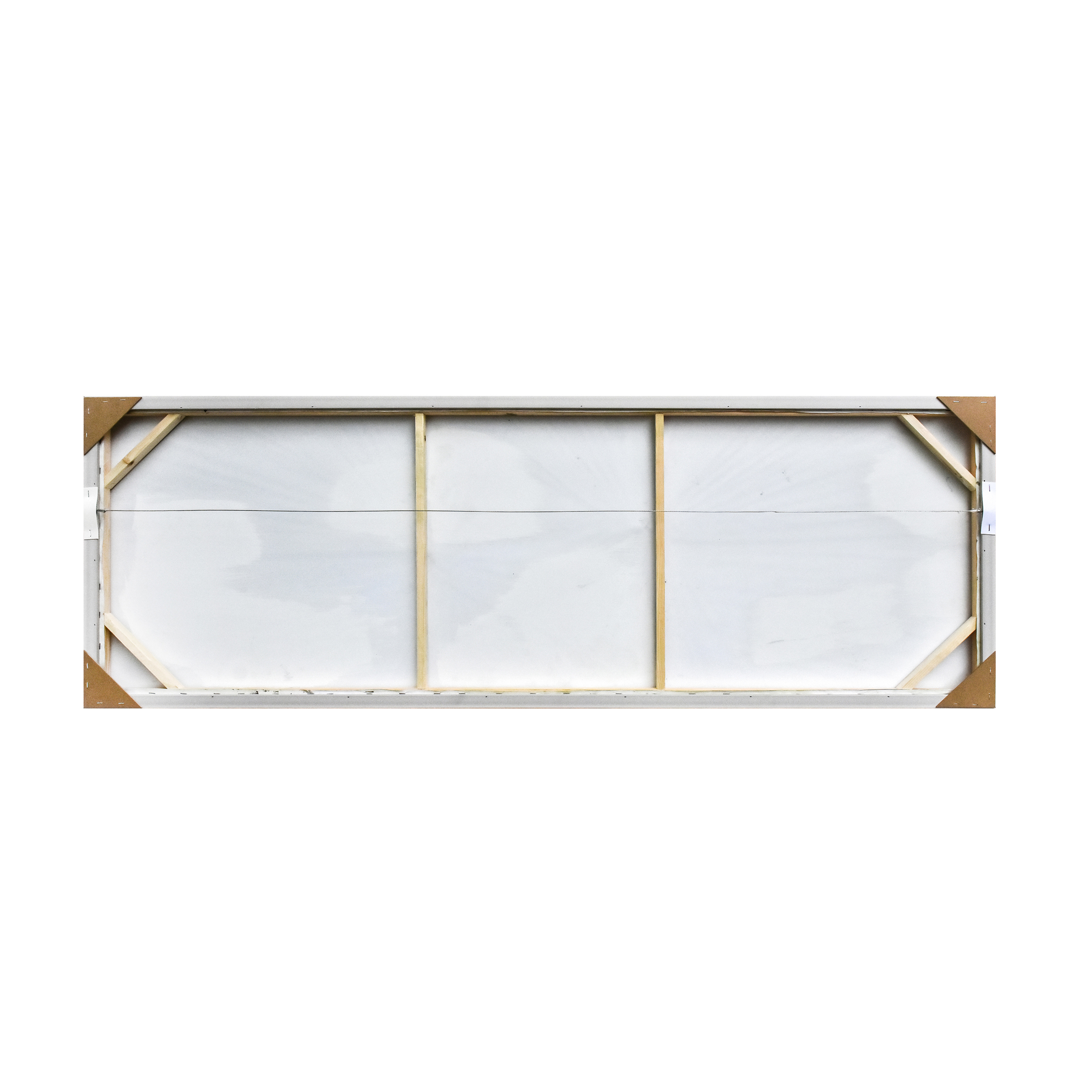 Olive Textile Framed Art - H50X150cm