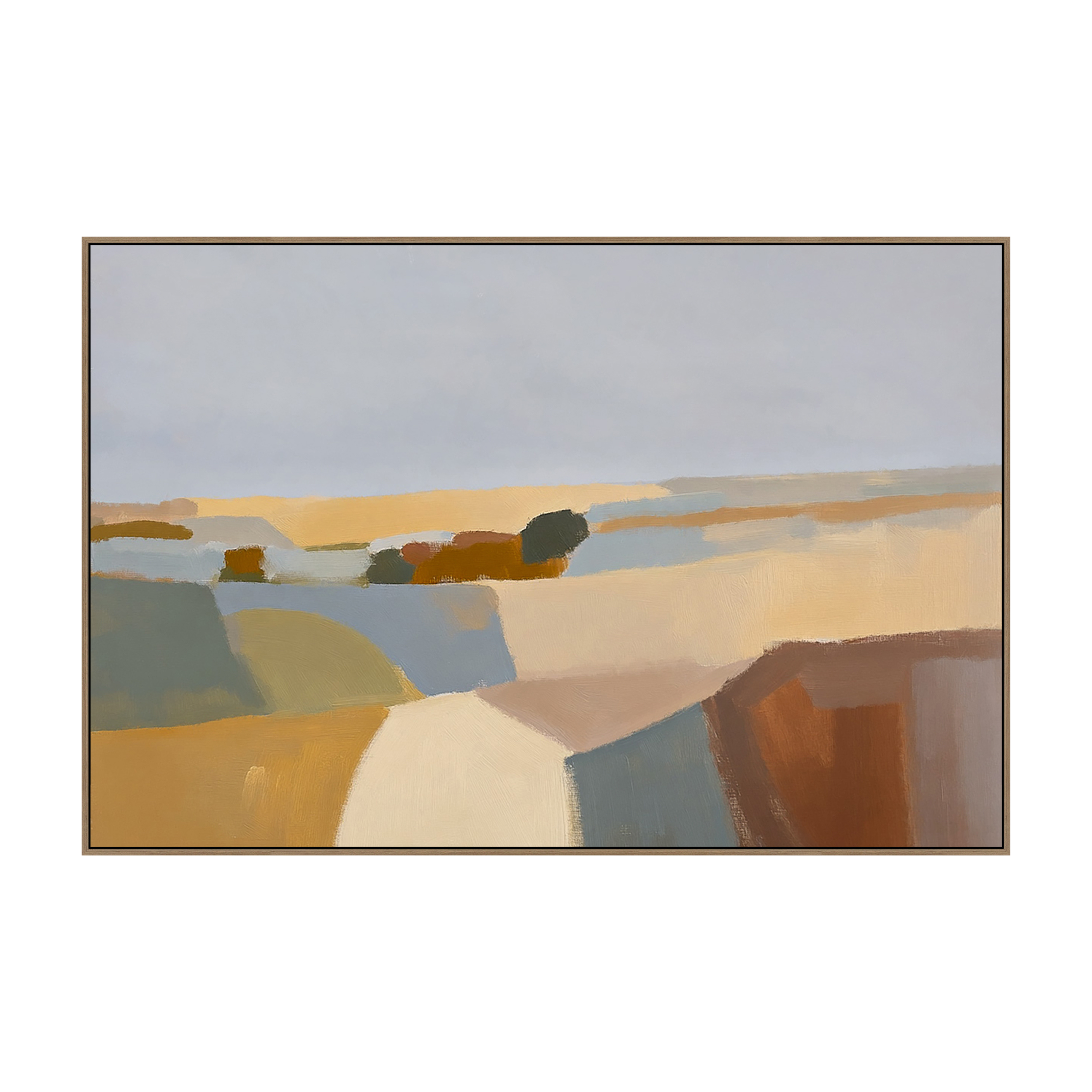 Amber Plains Framed Canvas