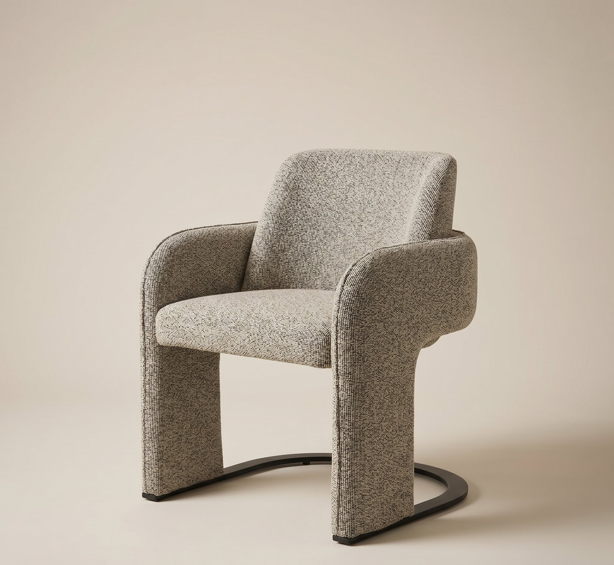 Boucle Dining Chair - Oatmeal