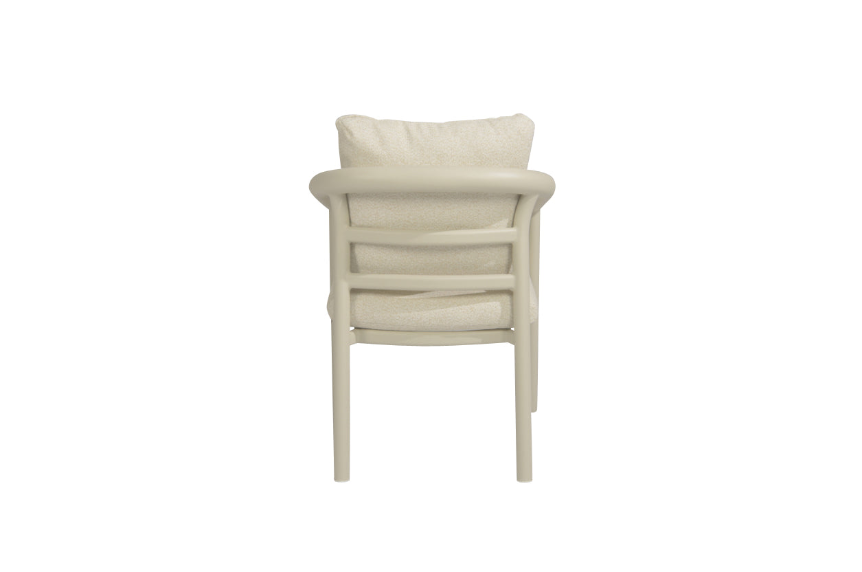 Outdoor Dining Chair - Soft Grey/Teak