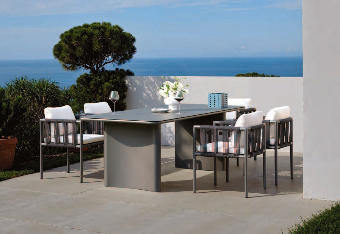 Outdoor Dining Table - Charcoal
