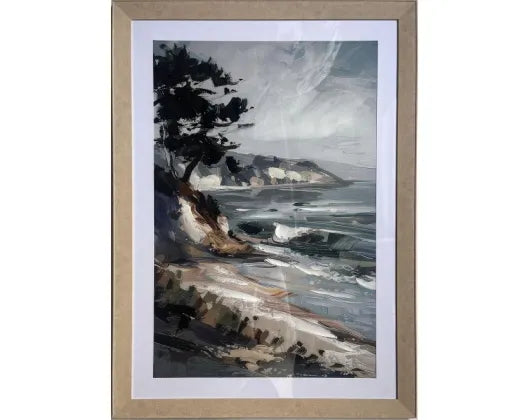 Rocky Cove Print With Plexiglass Frame