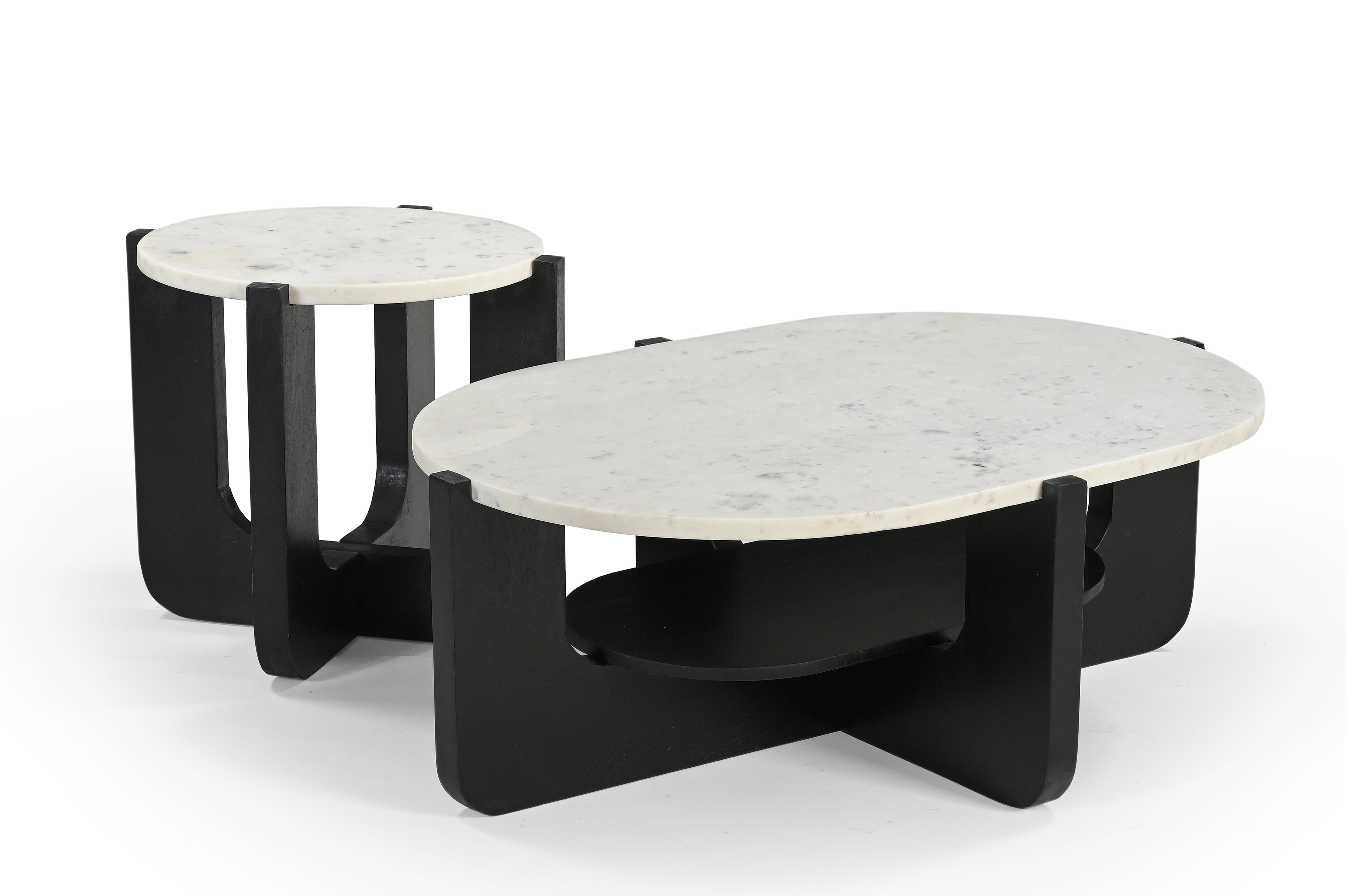 Marble Top Coffee Table - Green