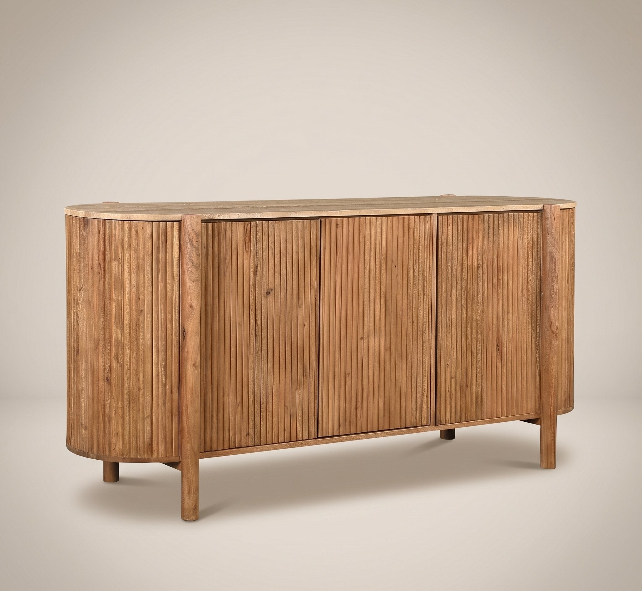 Stone Top Sideboard - Natural