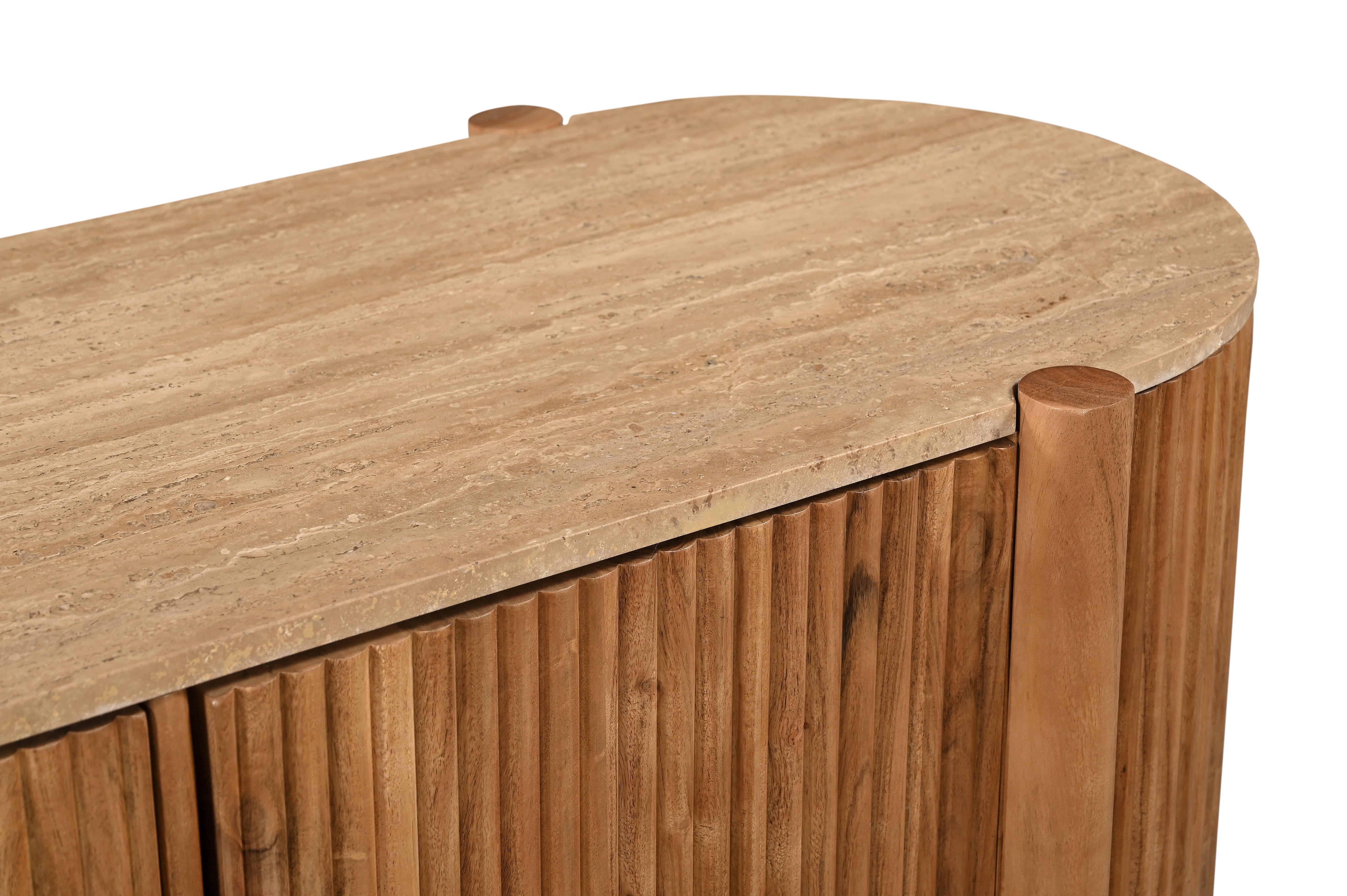 Stone Top Media Unit - Natural