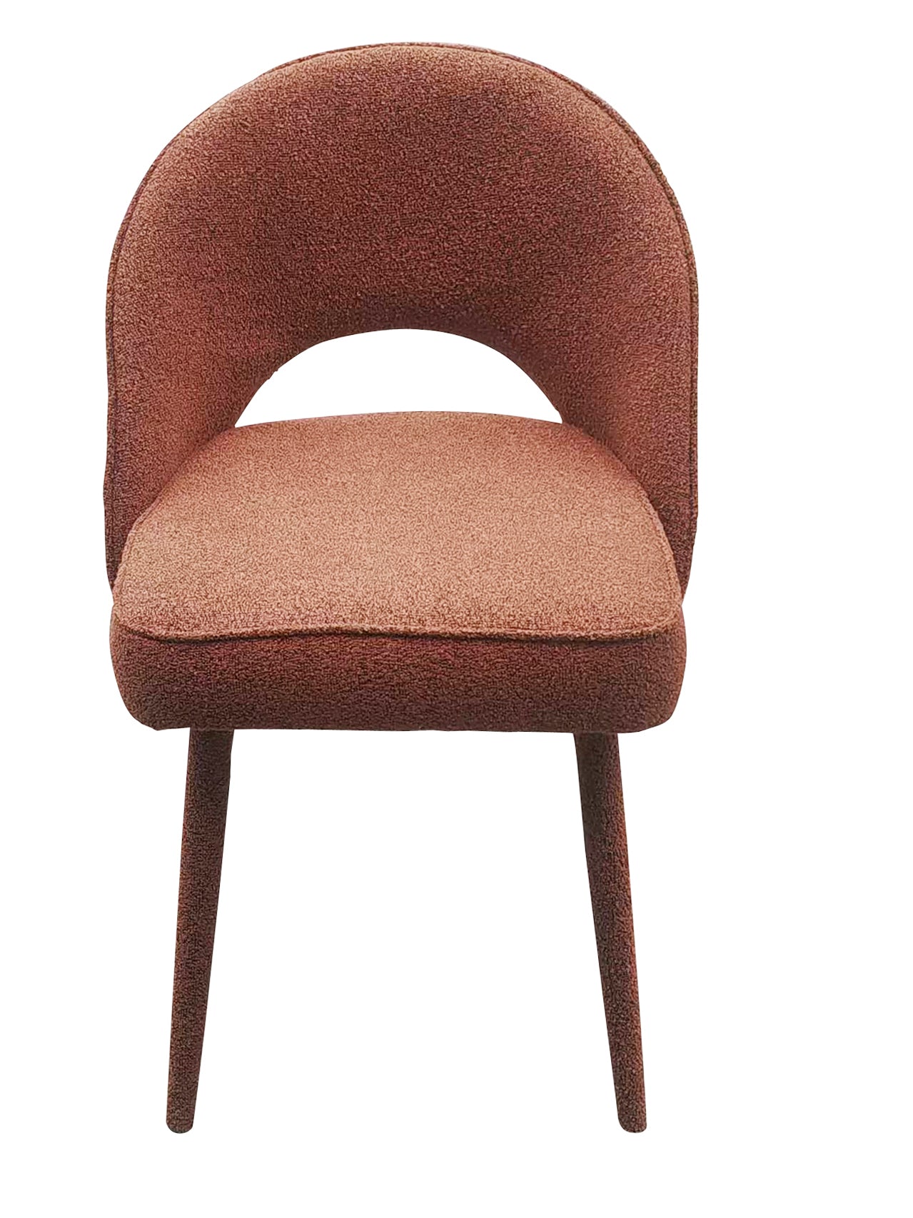 Oval Back Dining Chair - Red Brick