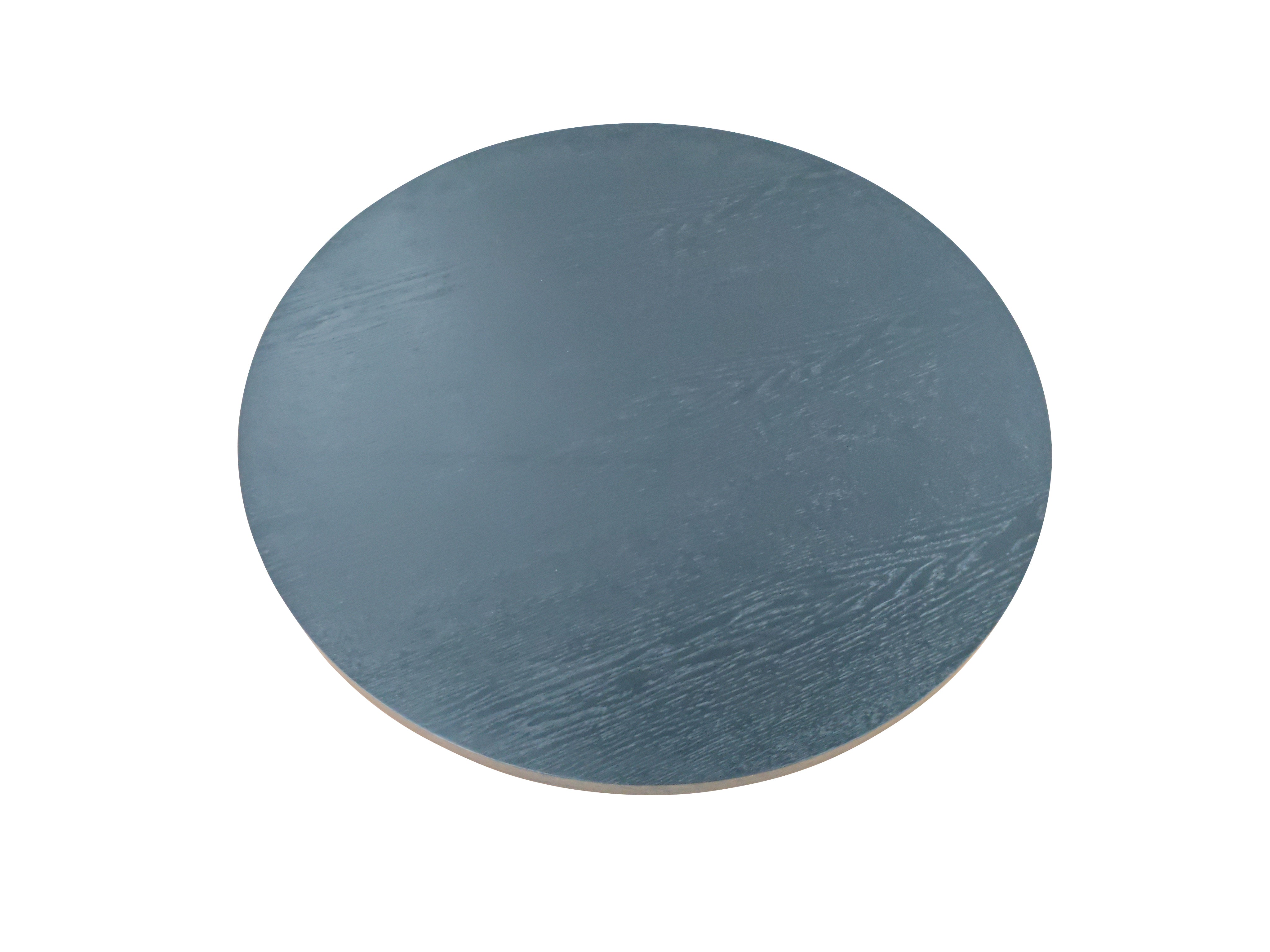 Round Fluted Coffee Table - Black