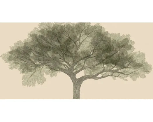 Branches Textile Art - White Wash