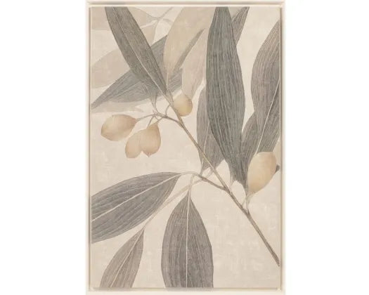 Seed Pod Textile Art B - White Wash