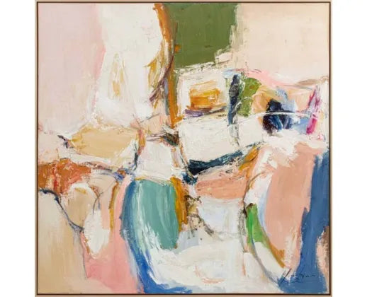 Spring Abstract - White Wash