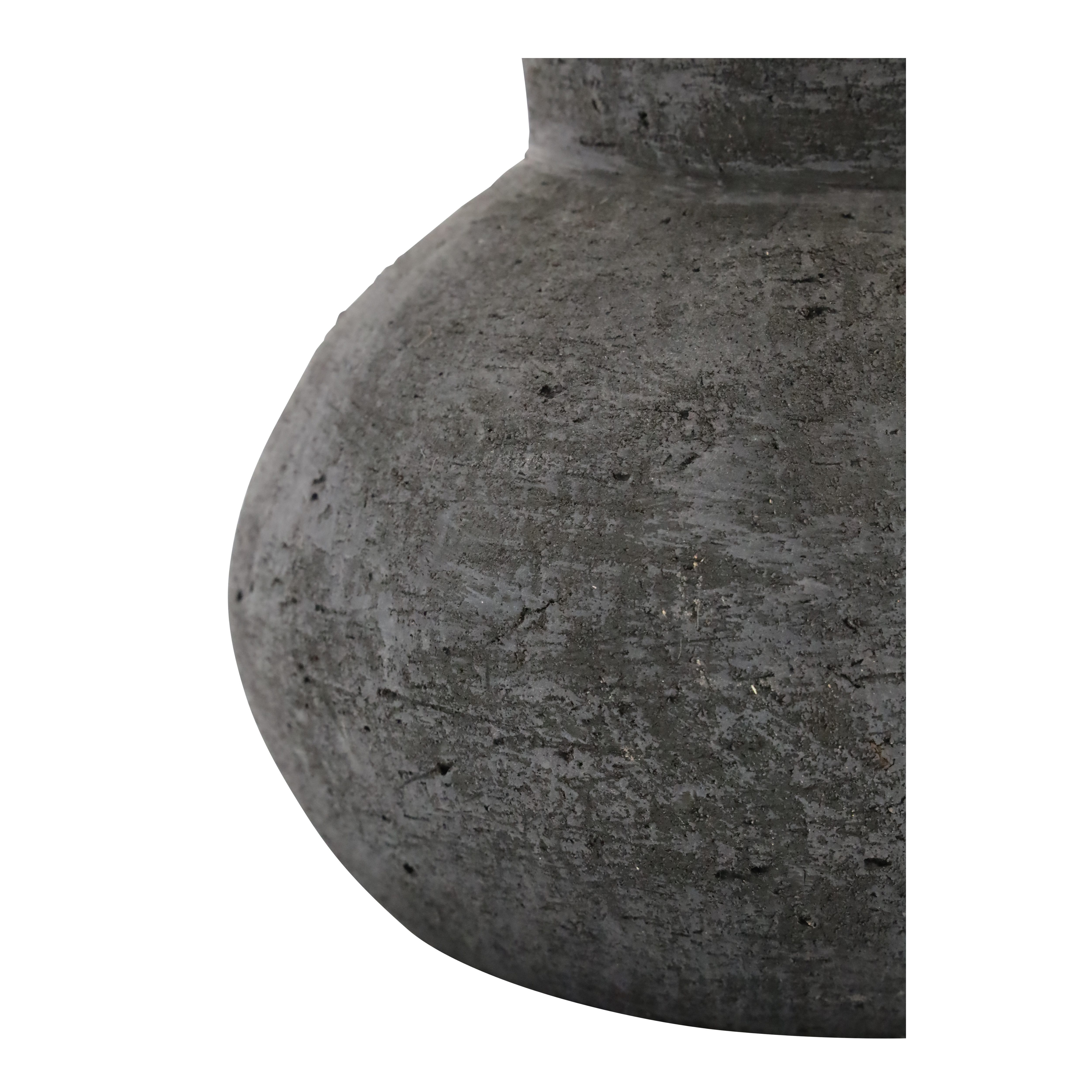 Kiki Ceramic Lamp With Pleated Shade - Black