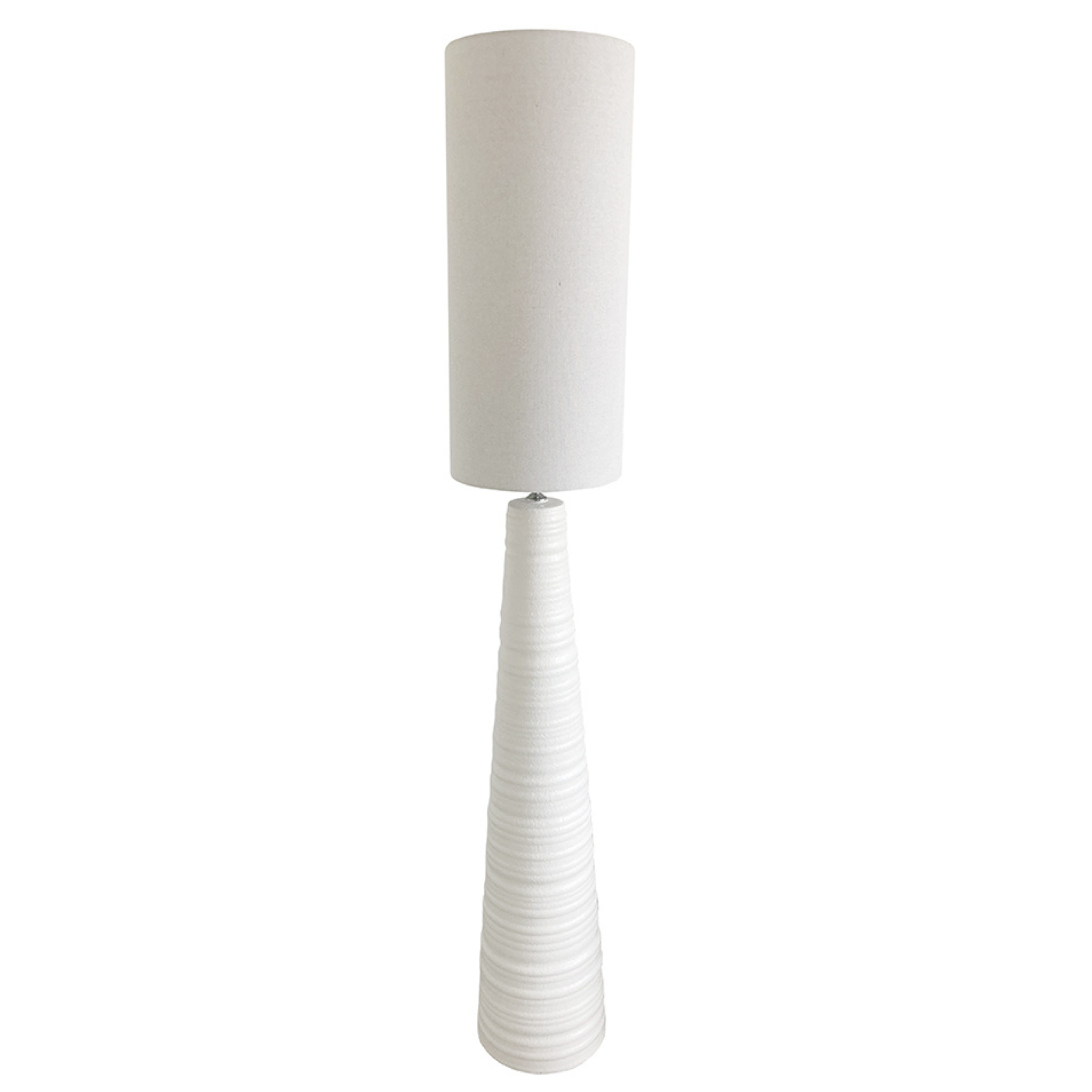 Belize Ceramic Floor Lamp - White
