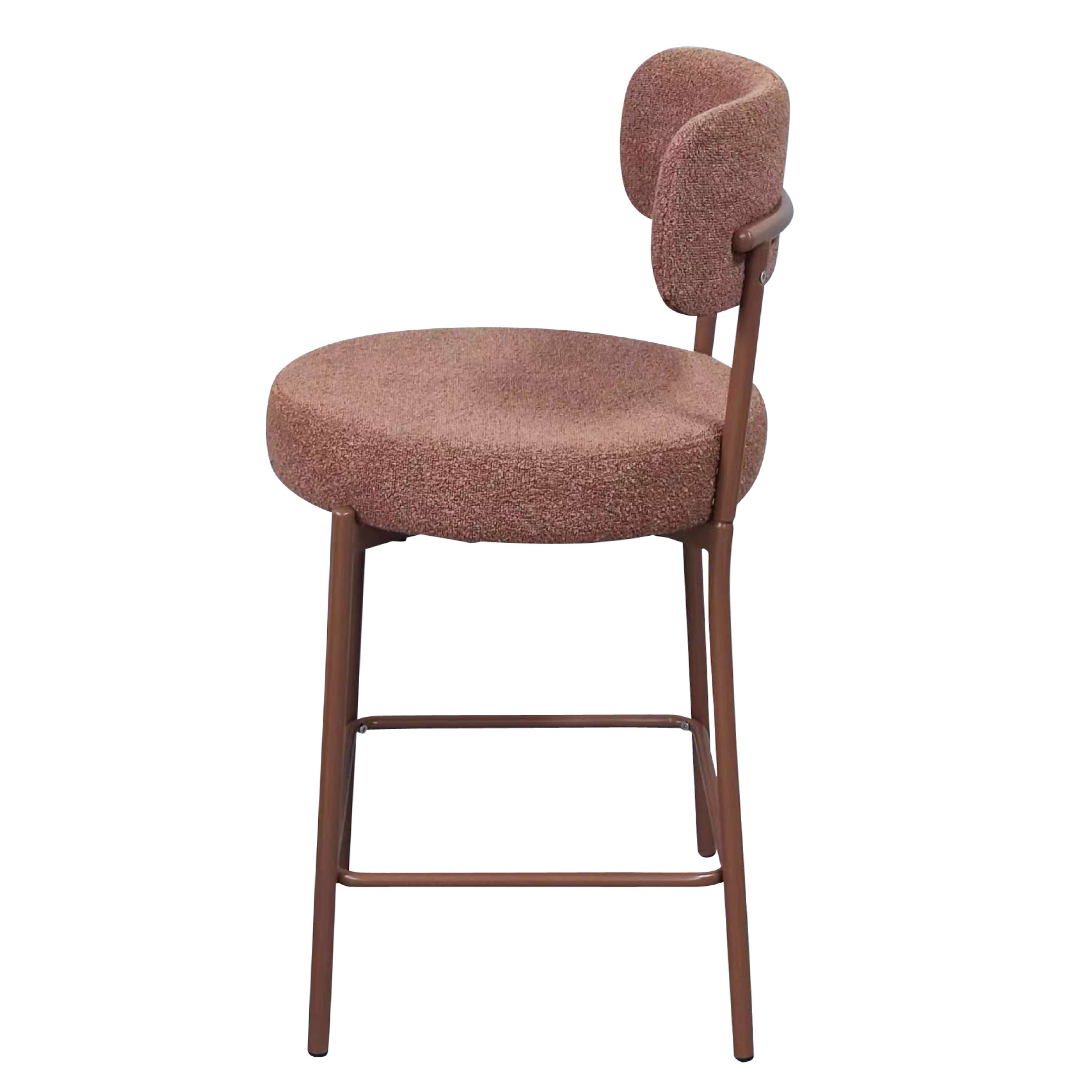 2x Elliot Bar Stool - Red Brick