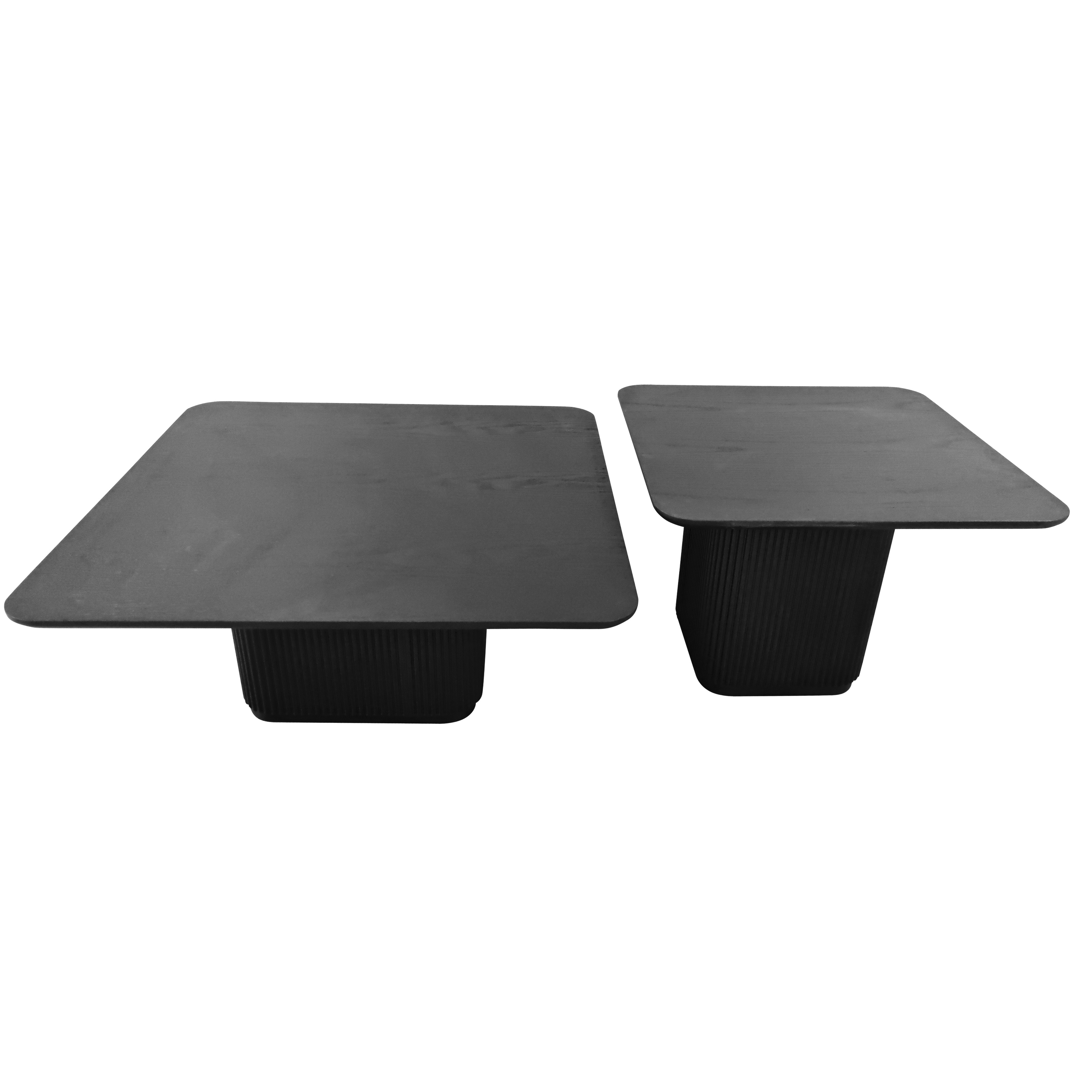 Tessa Nesting Tables - Black Veneer