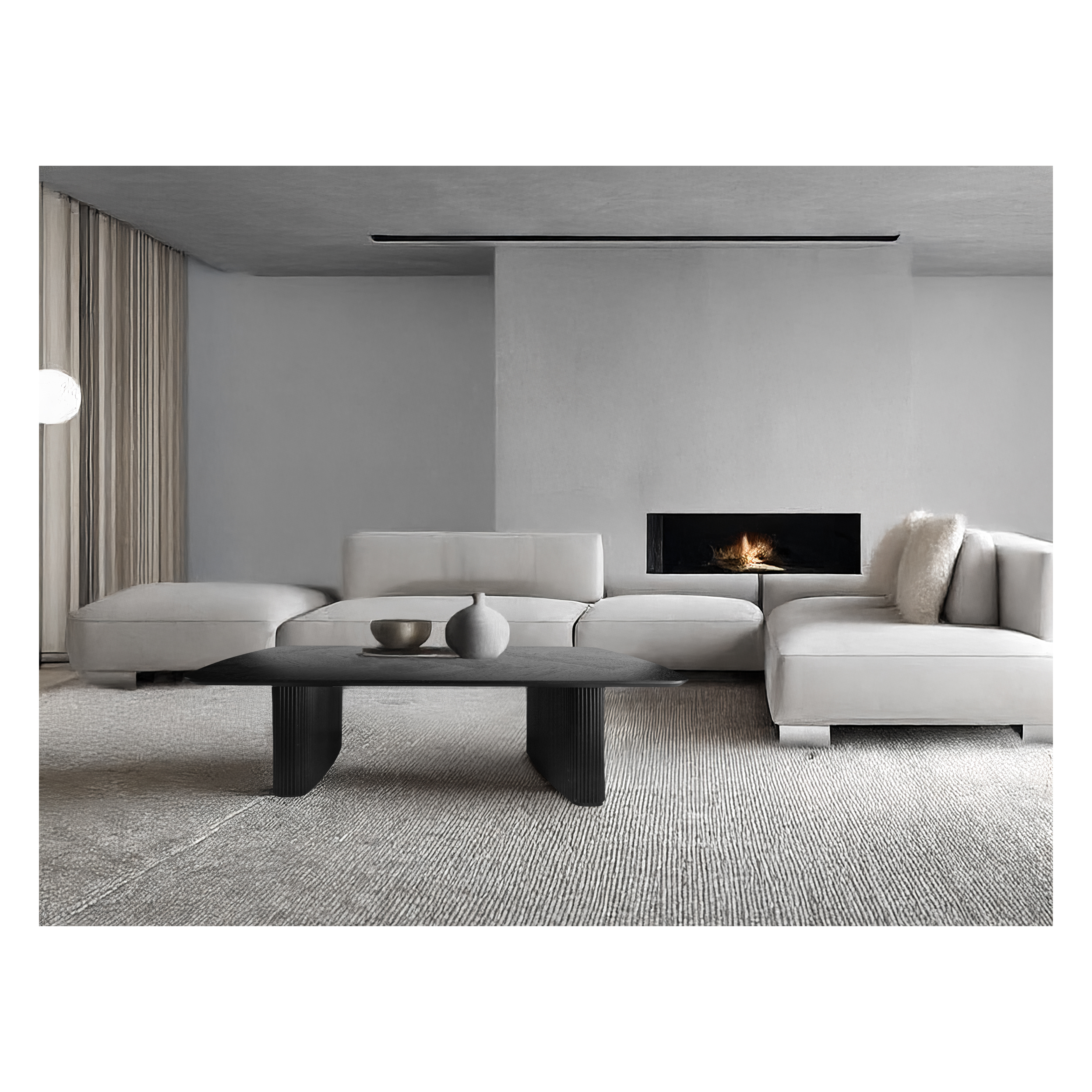 Kerby Coffee Table - Black Veneer