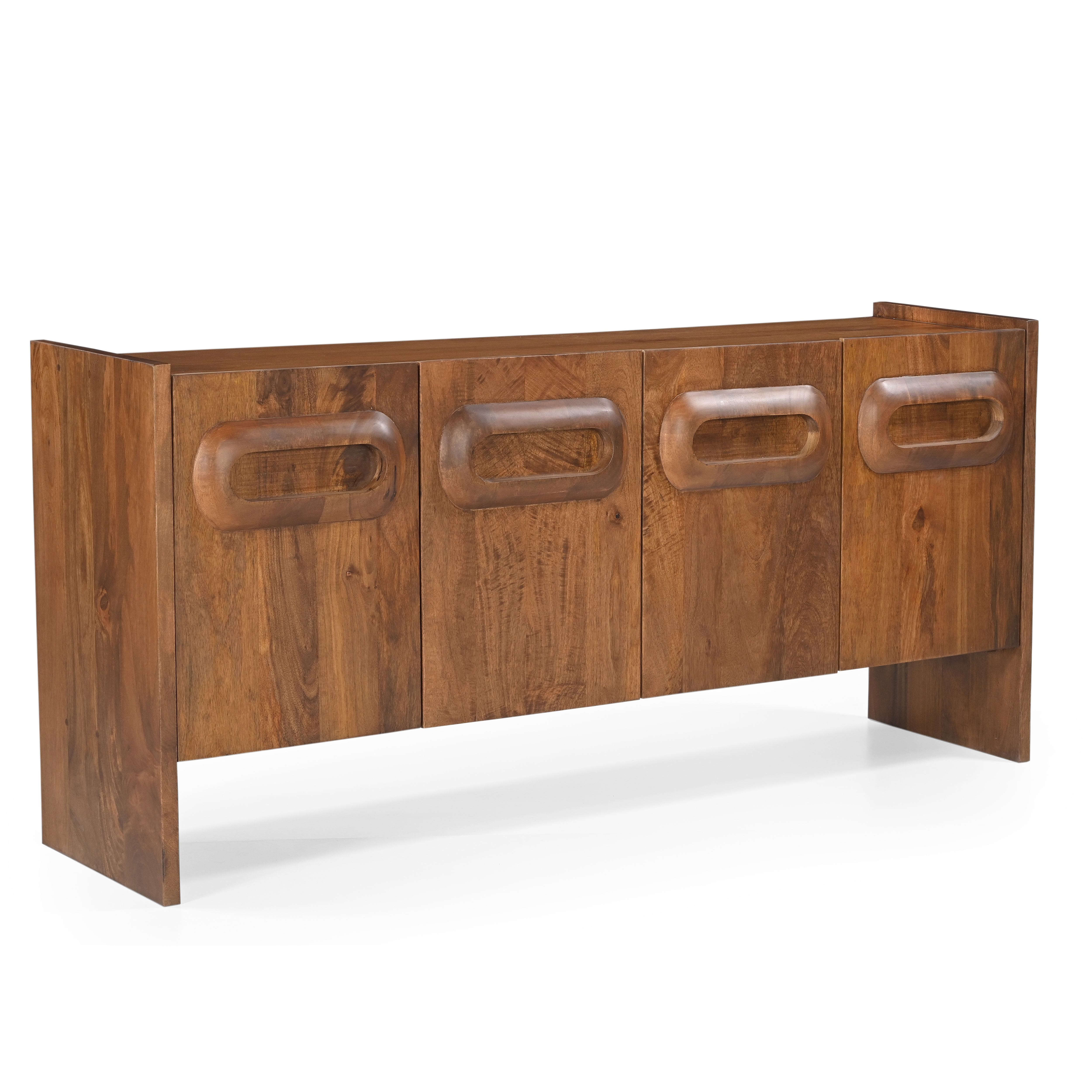 Porthole 4 Door Sideboard - Walnut