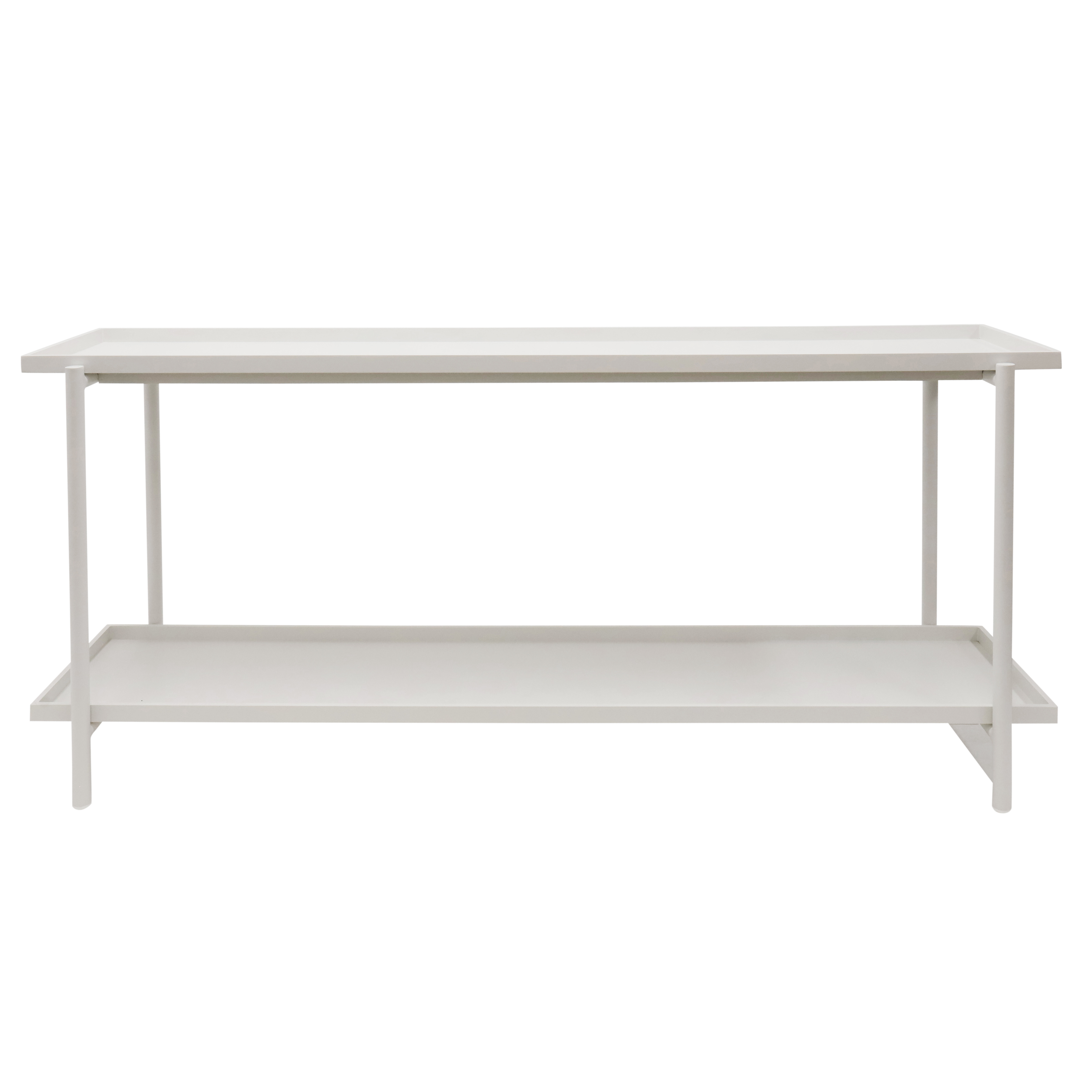 Asada Aluminium Console - White