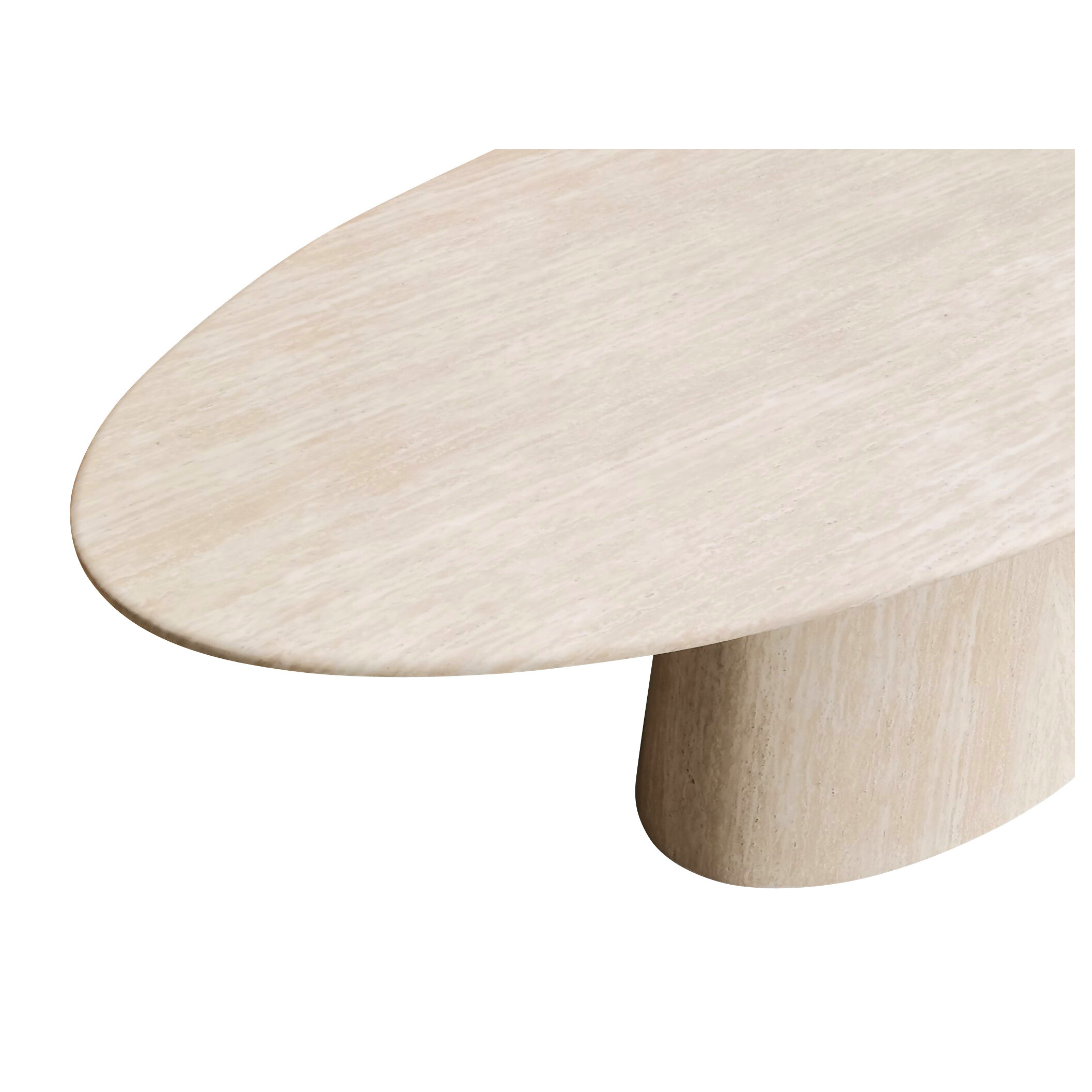 Skyla Dining Table - Travertine Look