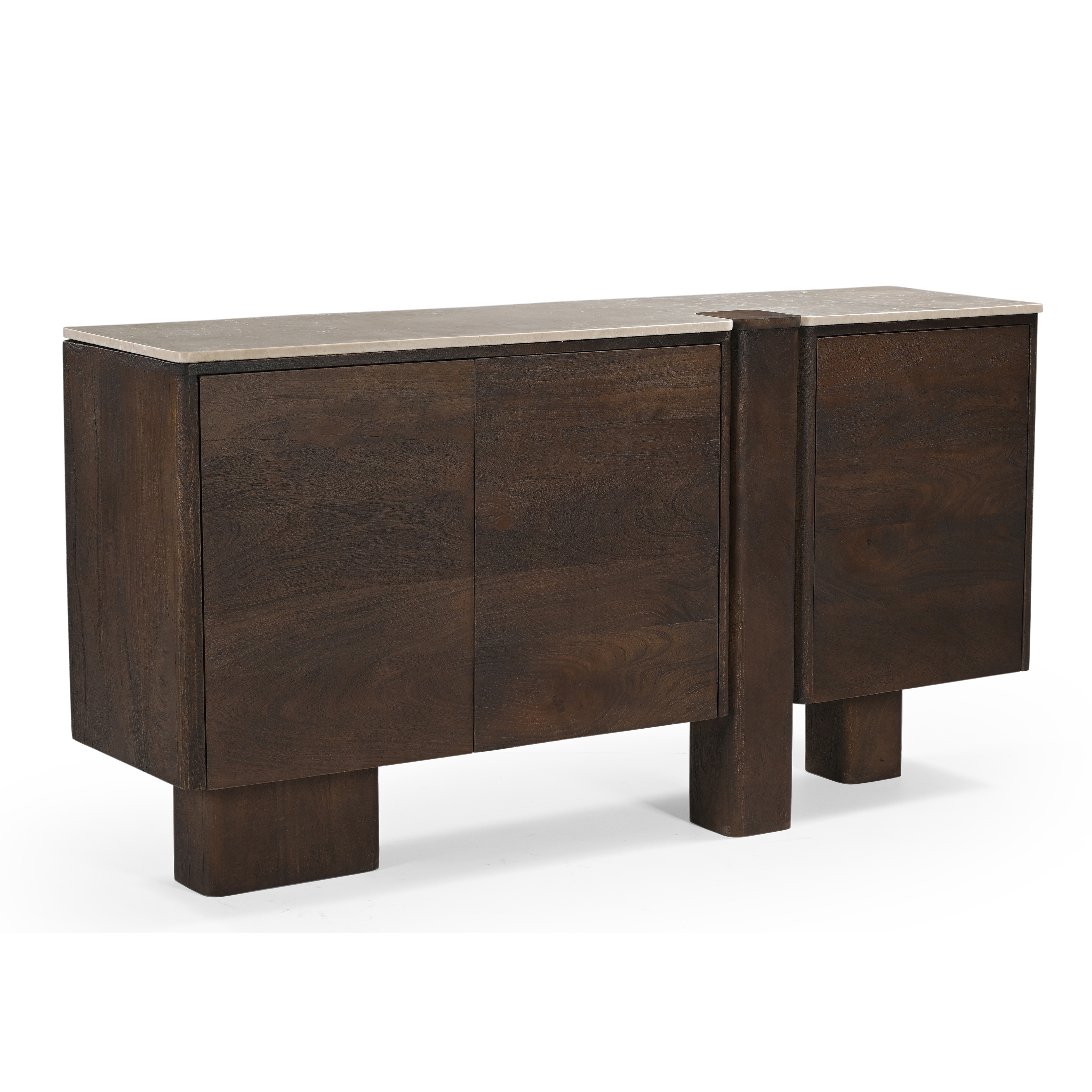 Munoz Sideboard With Stone Top - Walnut