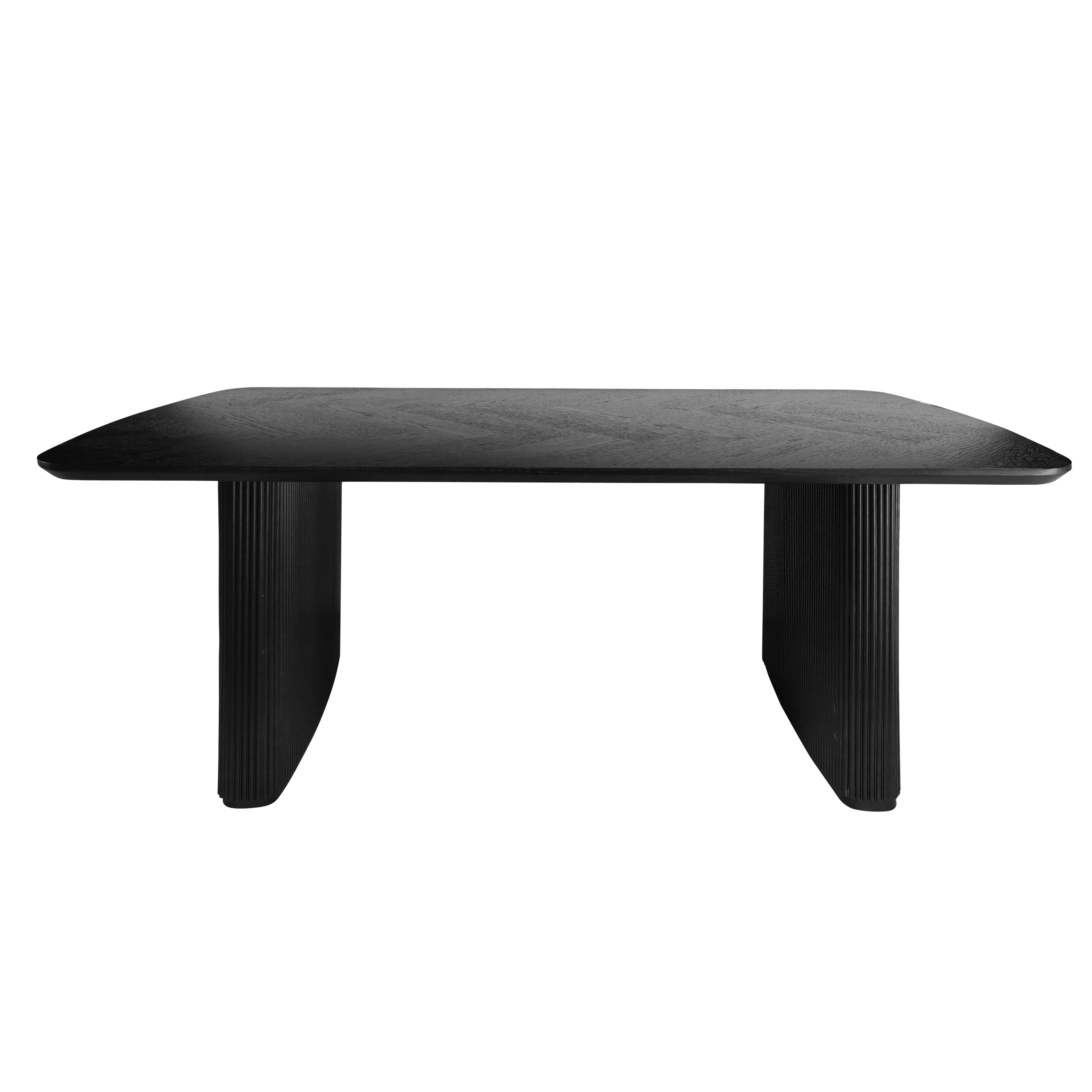 Kerby Dining Table - Black Veneer